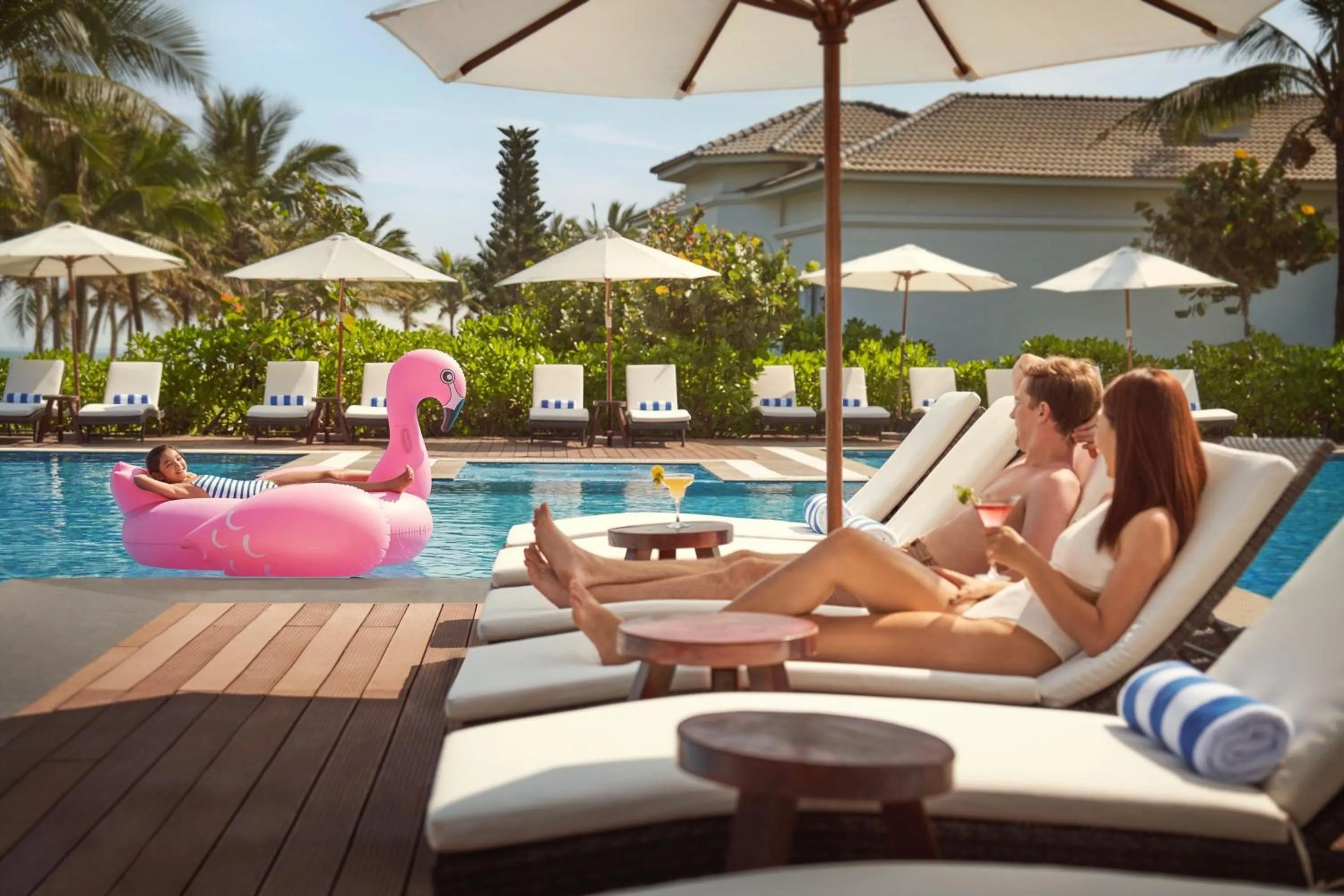 Swimming pool in Danang Marriott Resort & Spa, Non Nuoc Beach Villas