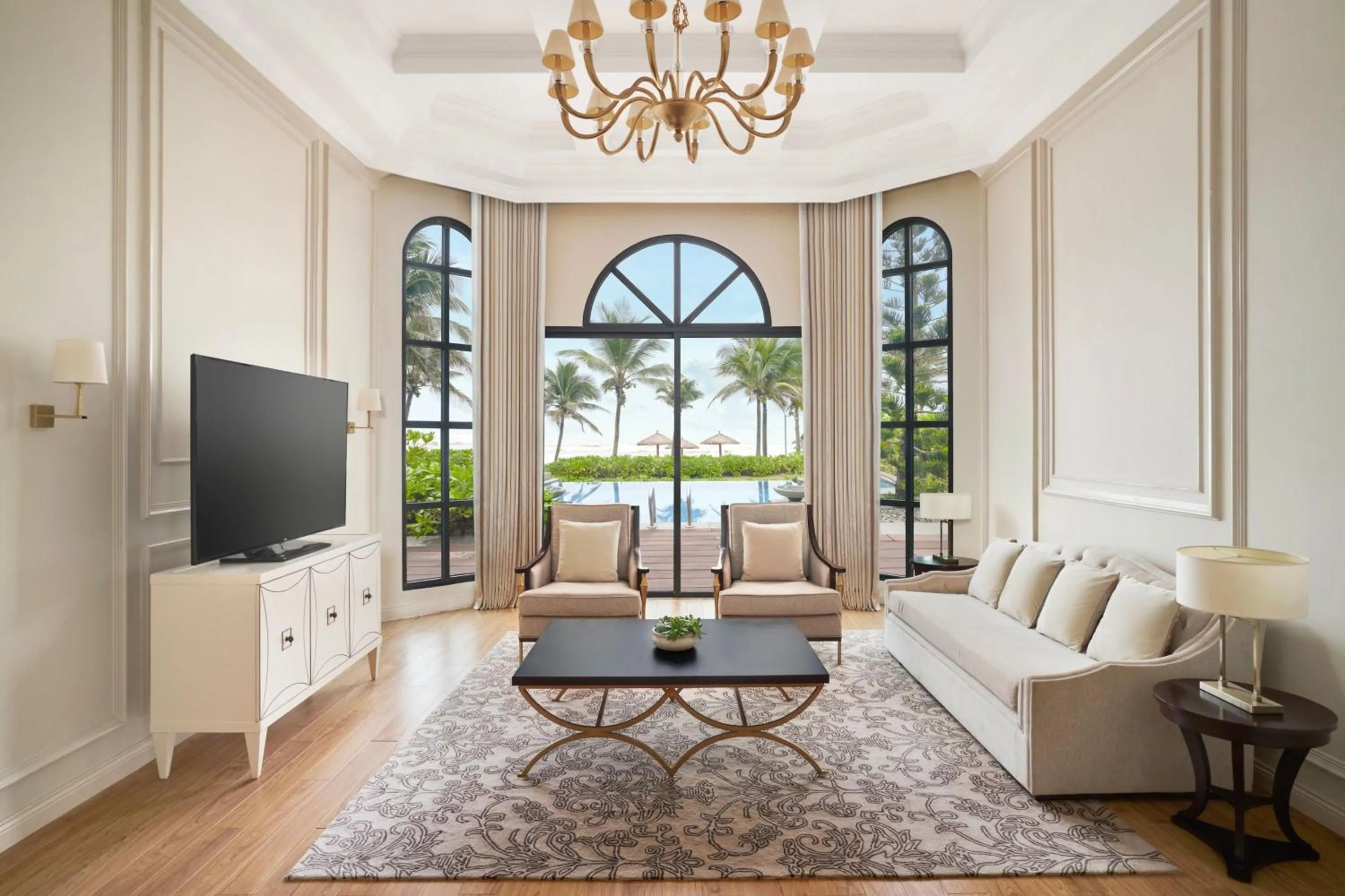 Living room in Danang Marriott Resort & Spa, Non Nuoc Beach Villas