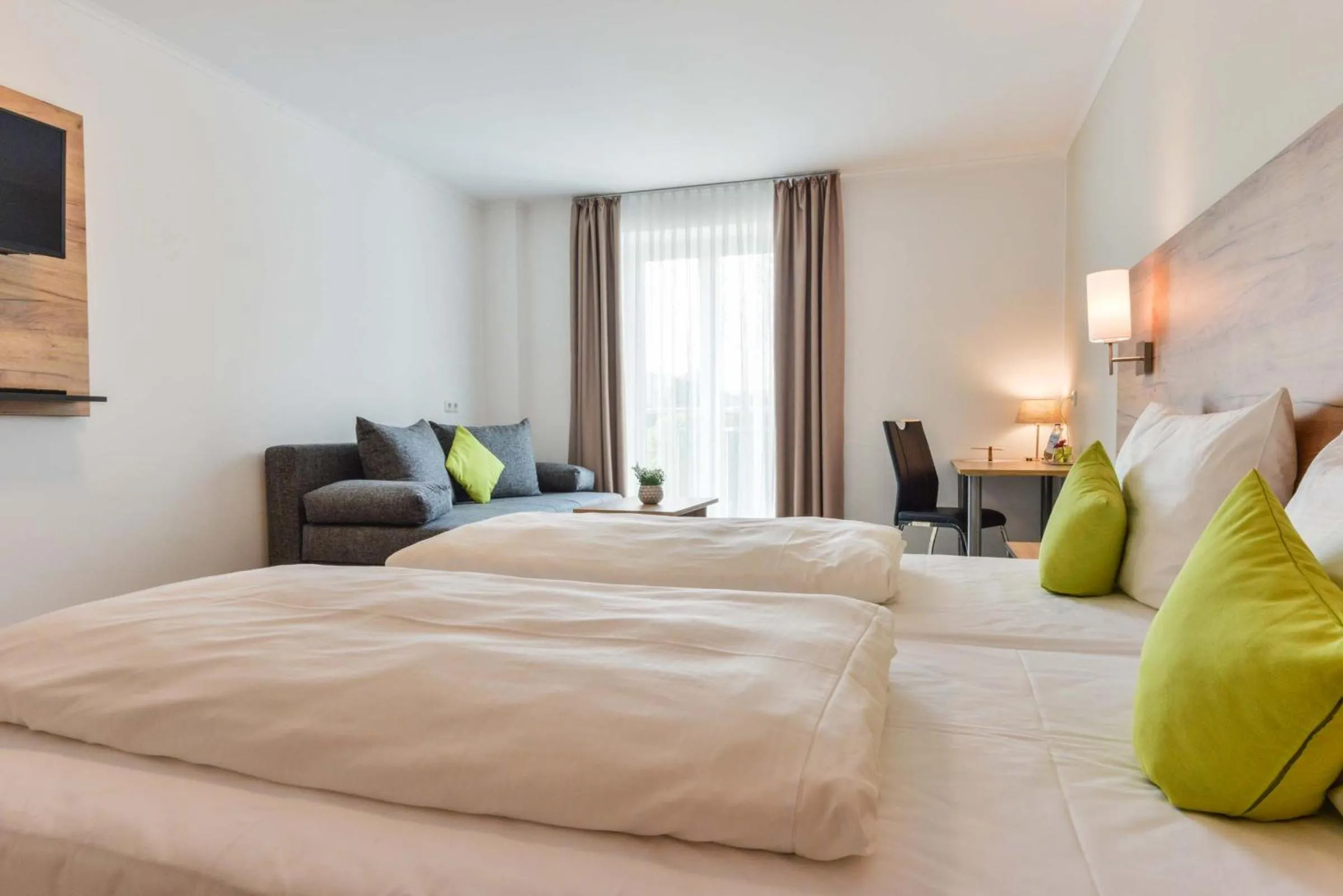 Photo of the whole room, Bed in Maiers Hotel Parsberg