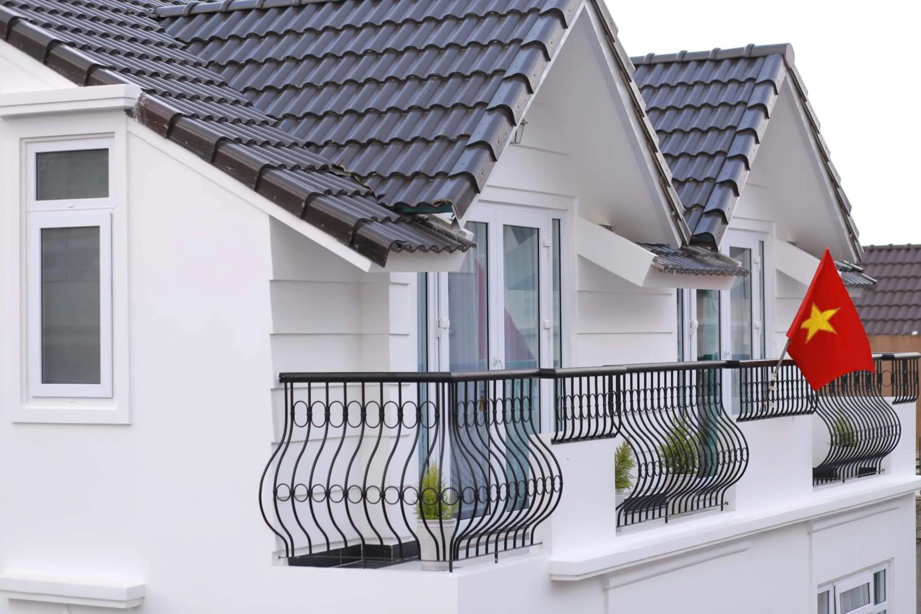 Balcony/Terrace in Dalat Eco Hotel