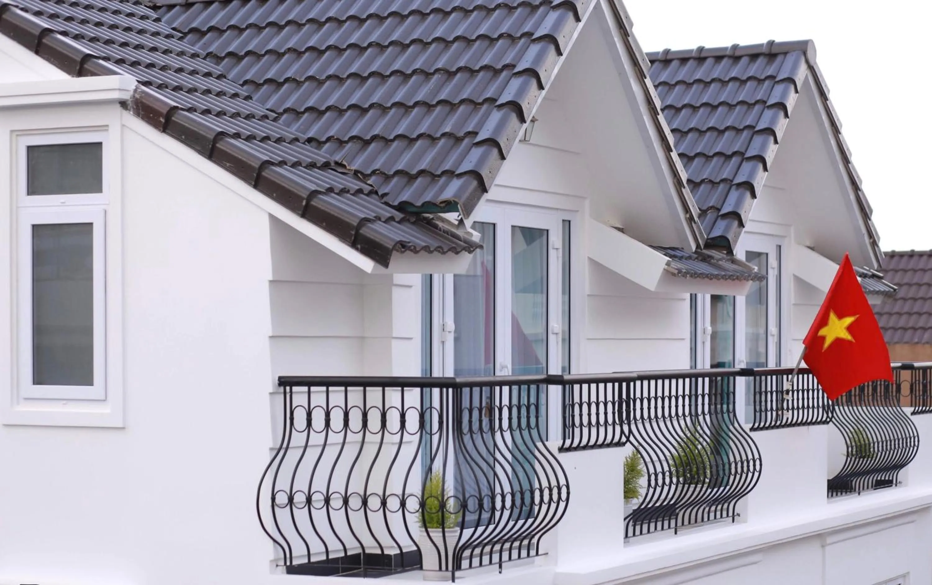 Balcony/Terrace in Dalat Eco Hotel