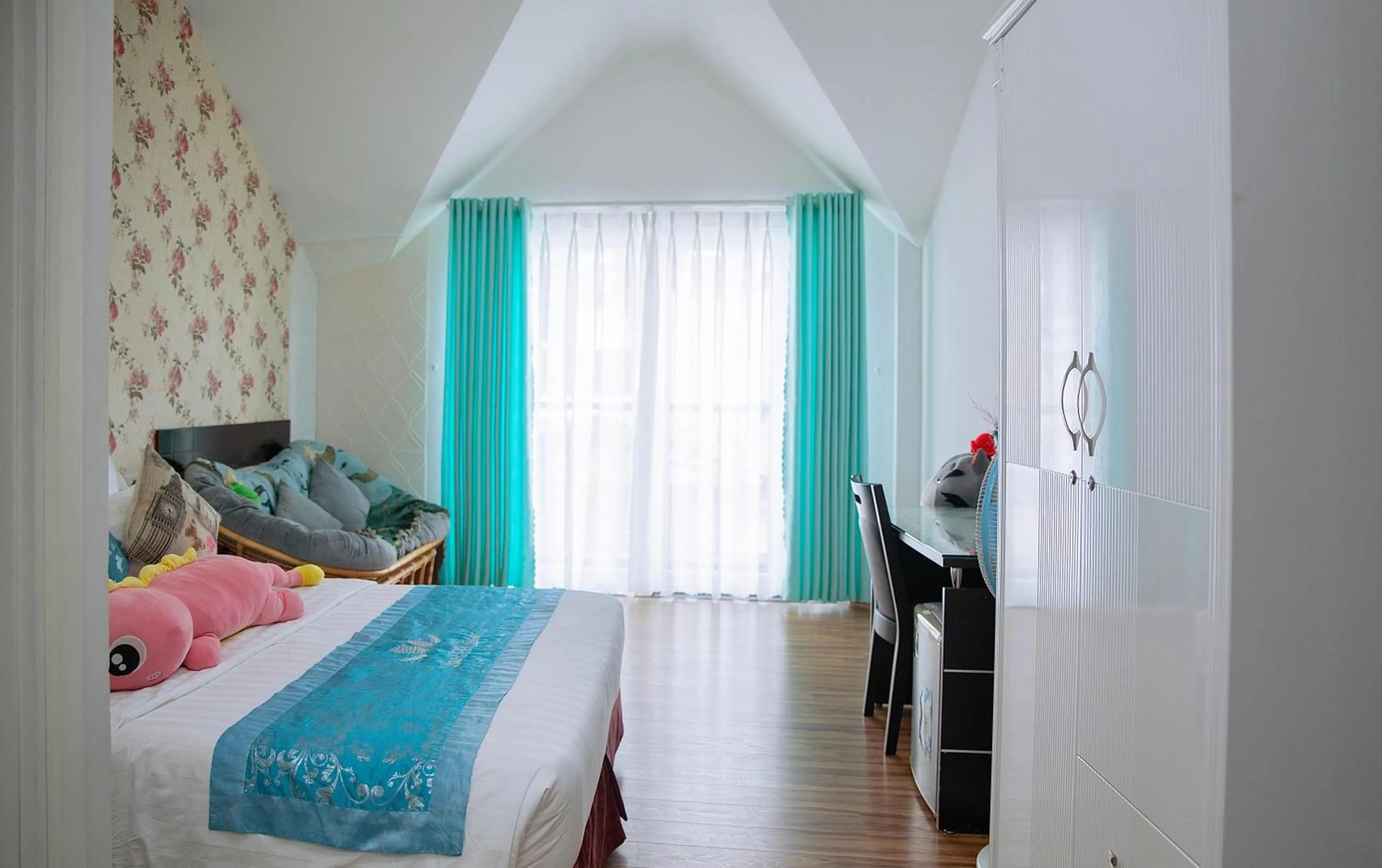 Bed in Dalat Eco Hotel