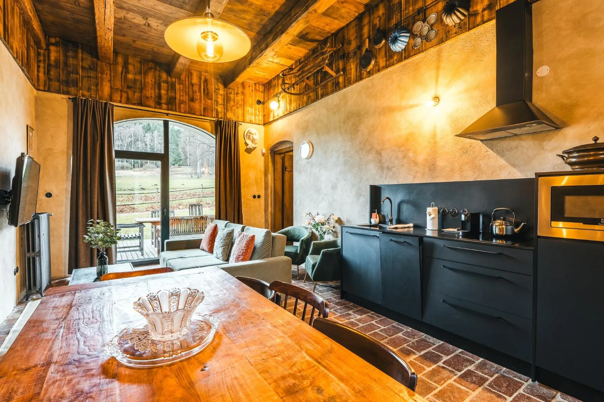 Living room in Aparthotel & Wellness Knížecí cesta