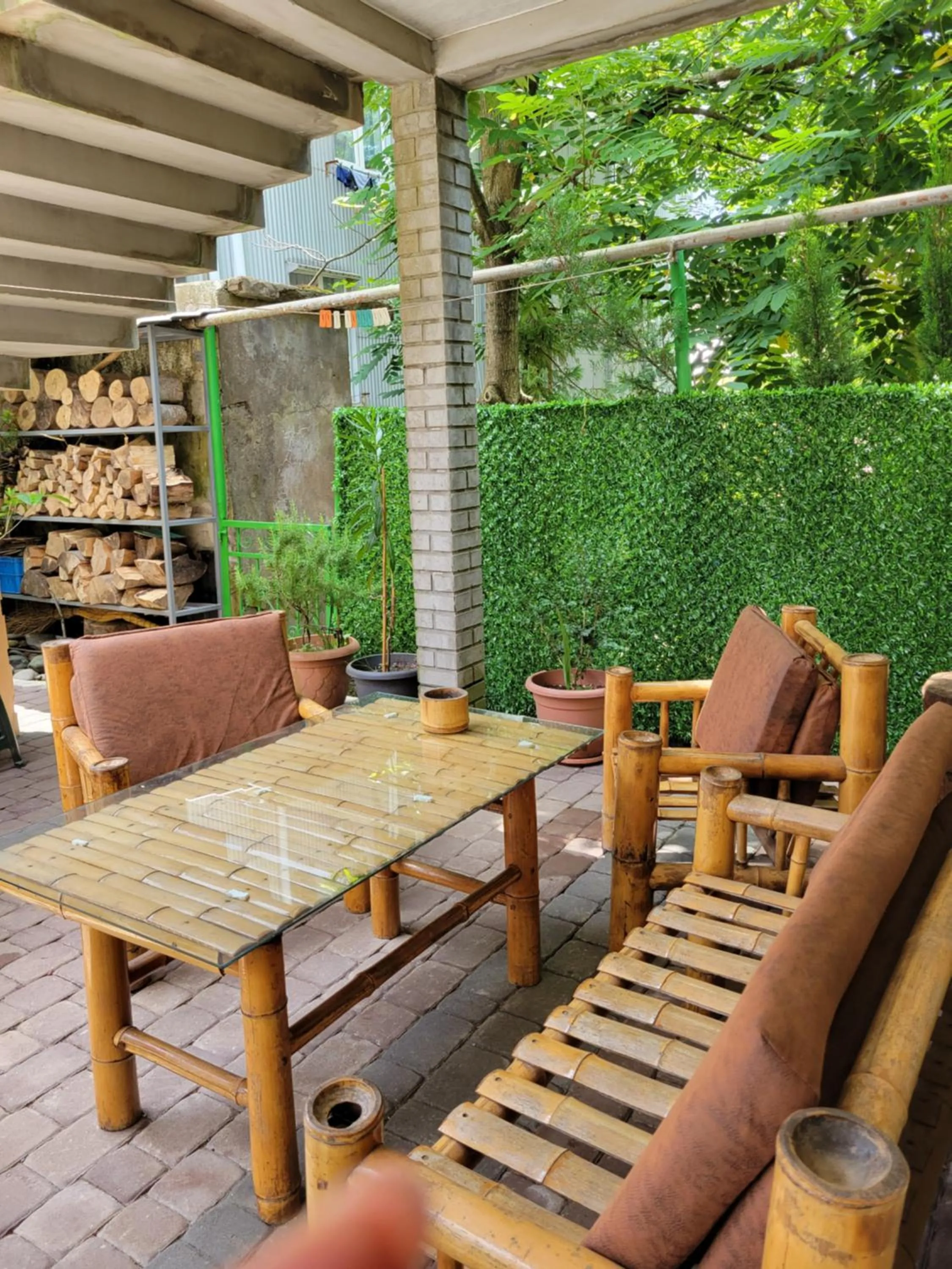Balcony/Terrace in Guest house Agmashenebeli 229