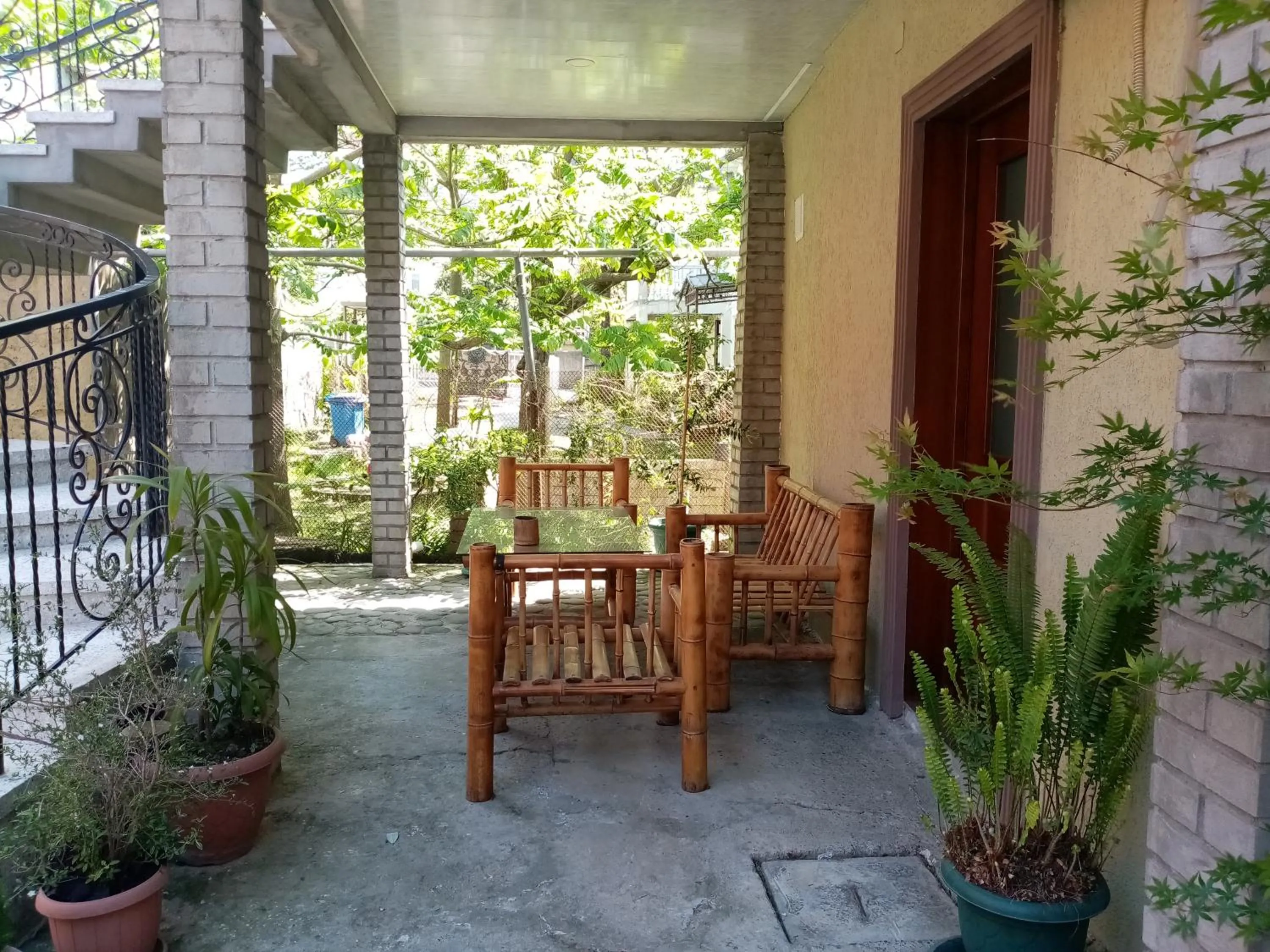 Balcony/Terrace in Guest house Agmashenebeli 229