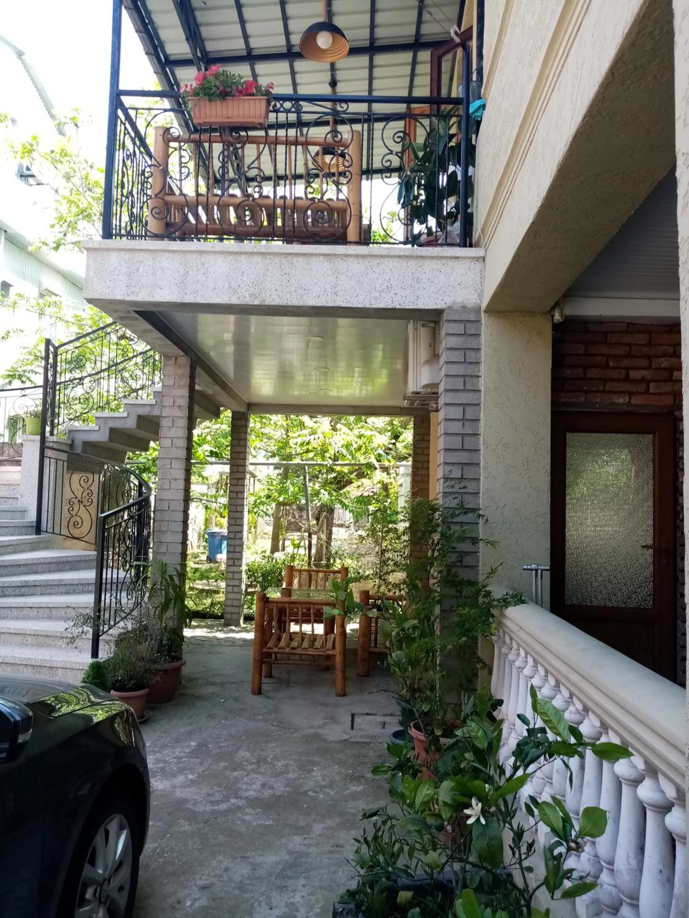 Balcony/Terrace in Guest house Agmashenebeli 229