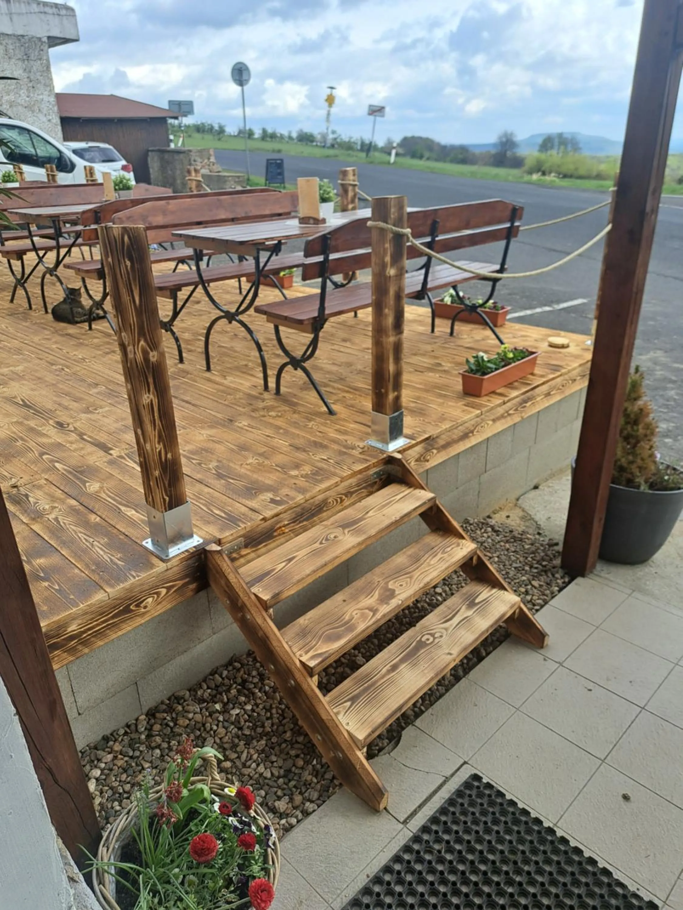 Balcony/Terrace in Pension U Johnů