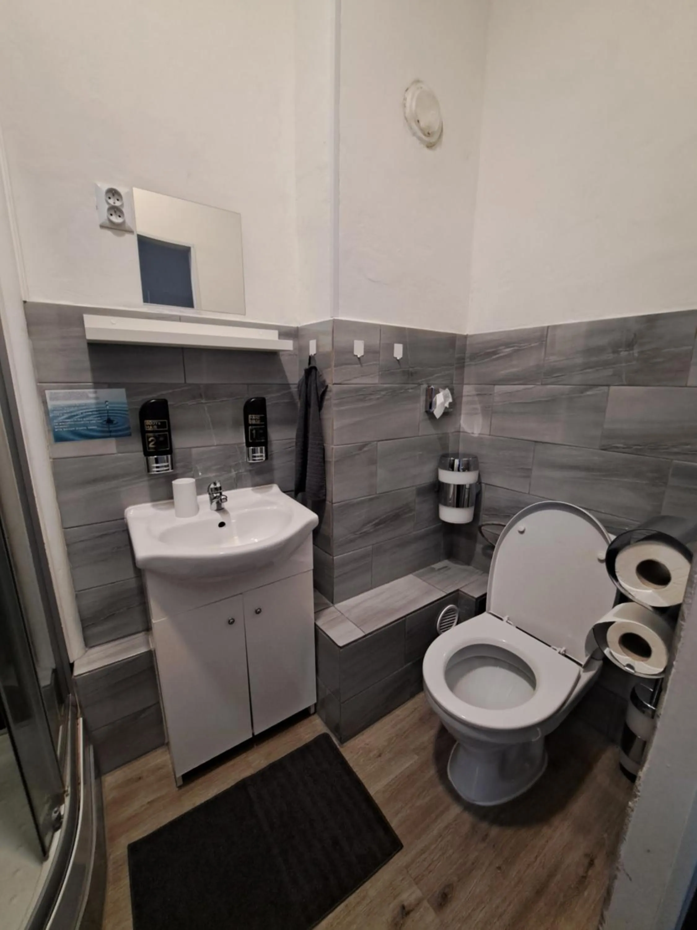 Bathroom in Pension U Johnů