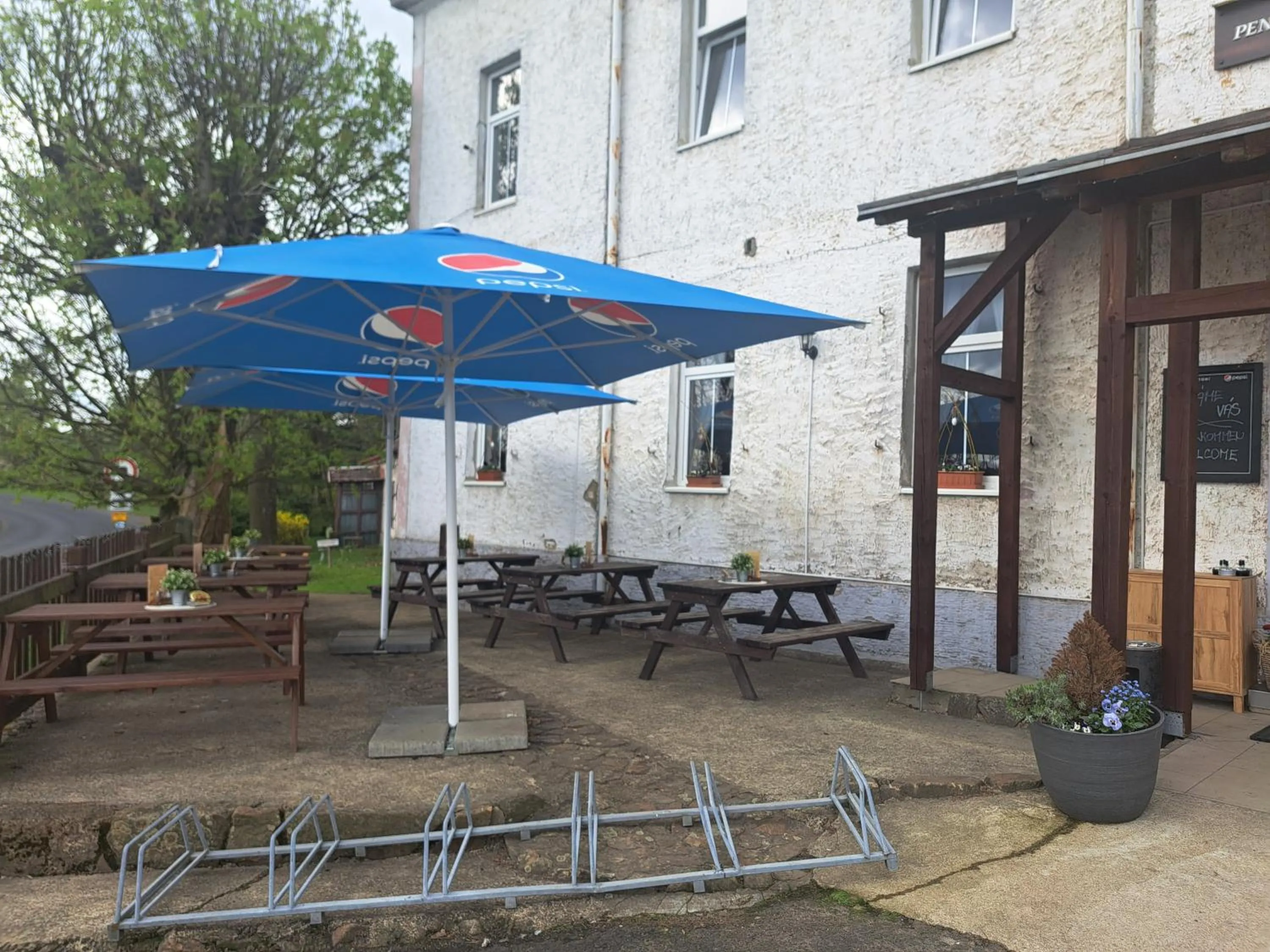 Seating area in Pension U Johnů
