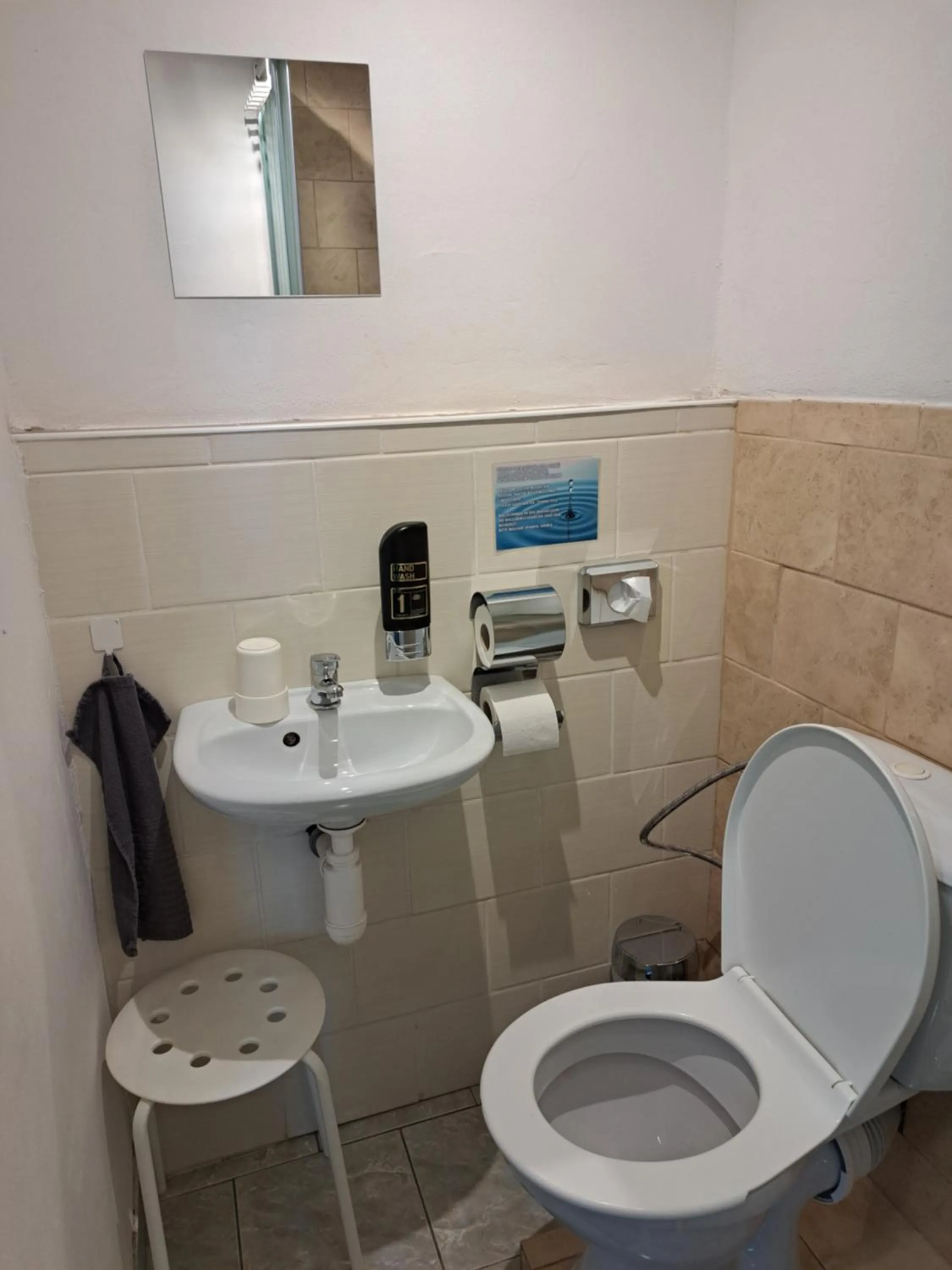 Bathroom in Pension U Johnů