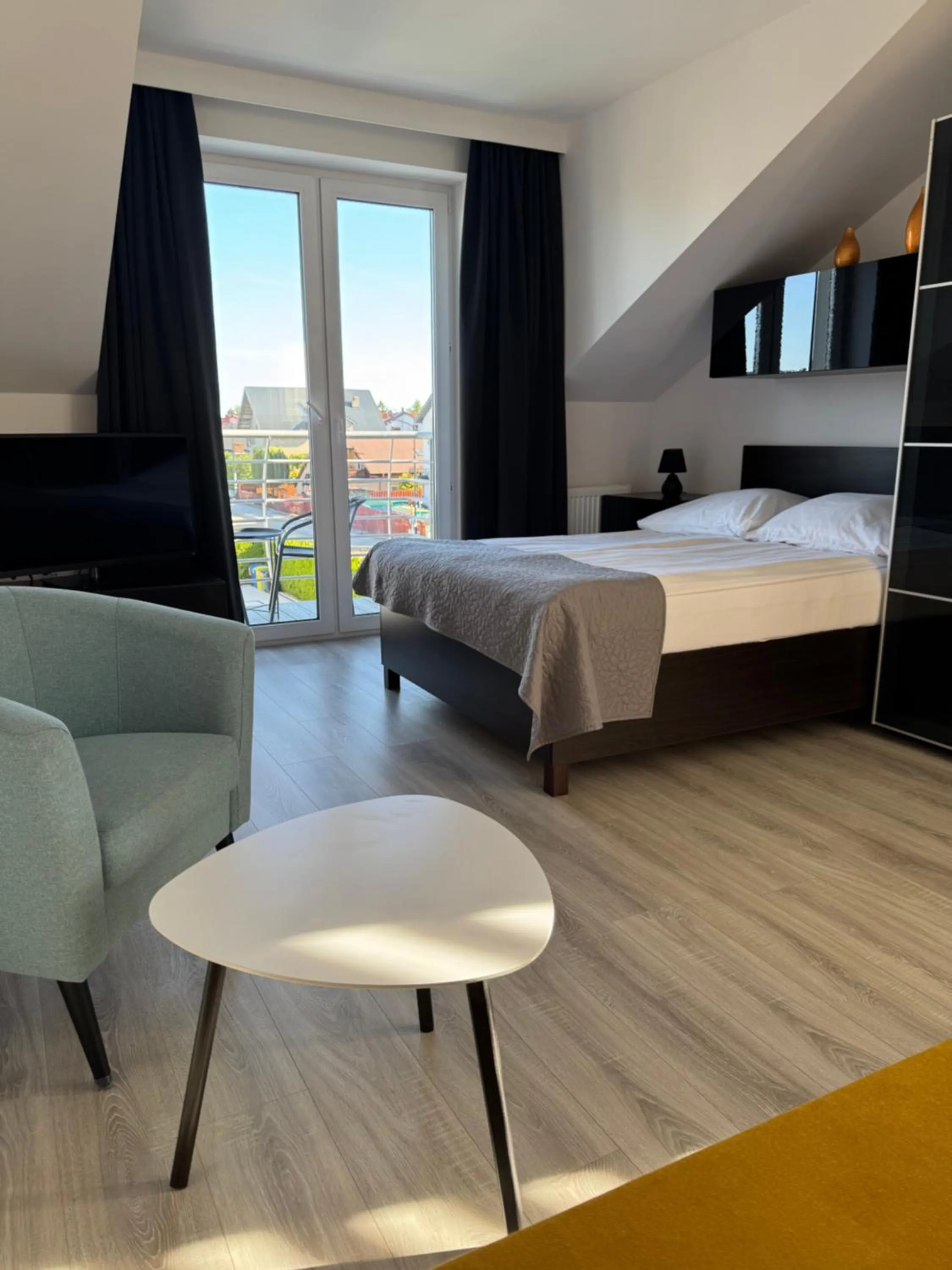 Seating area, Bed in U Kruszyny