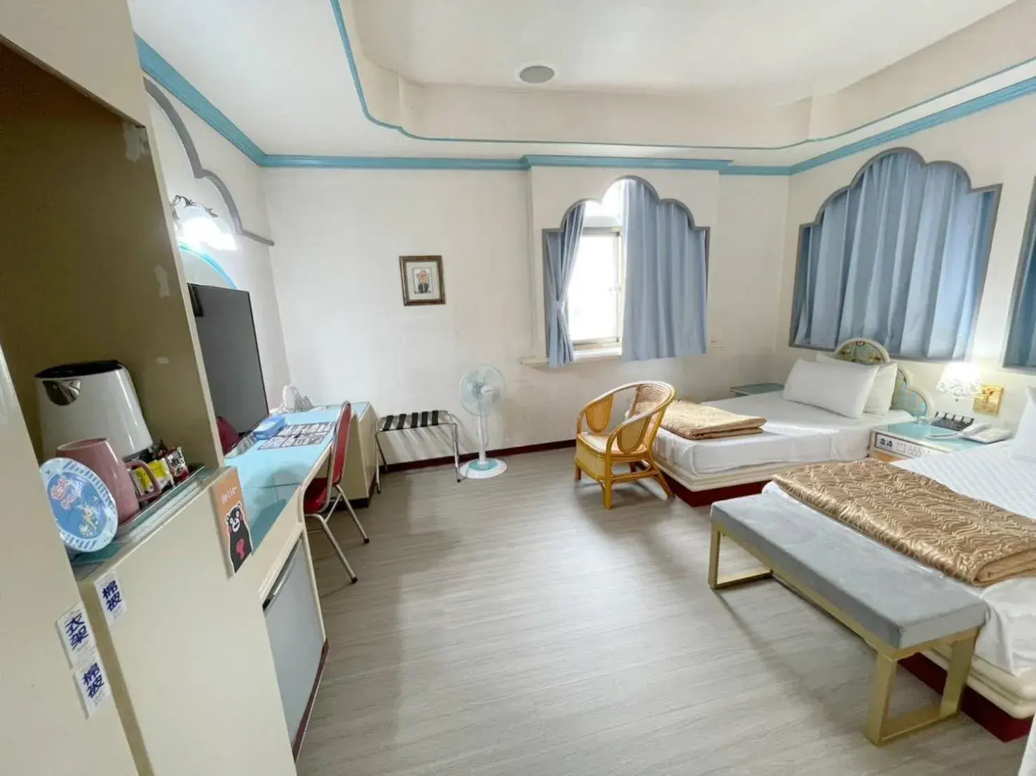 Bed in Hua Ku Hotel Bed in Hua Ku Hotel