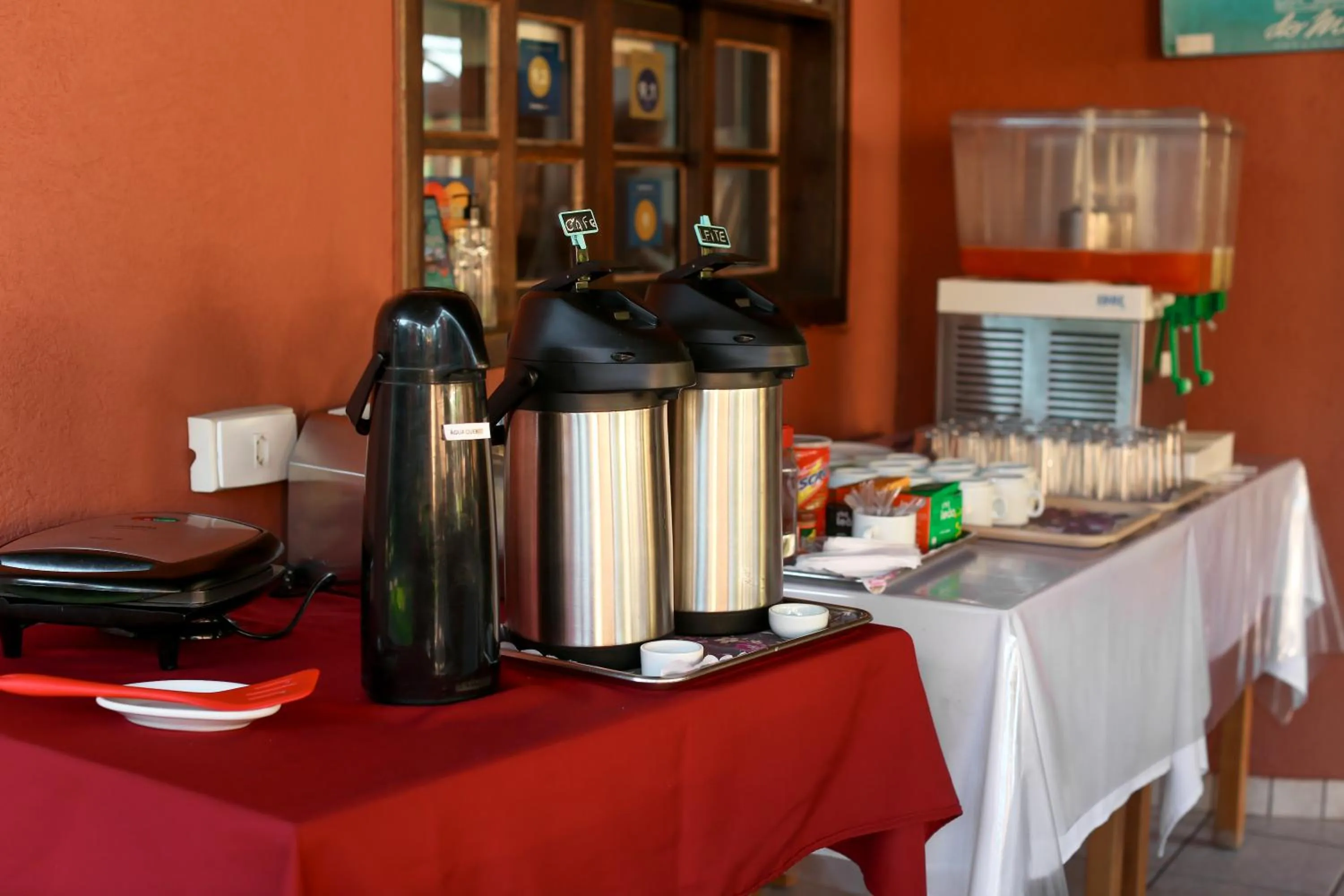 Food and drinks in Pousada Plancton