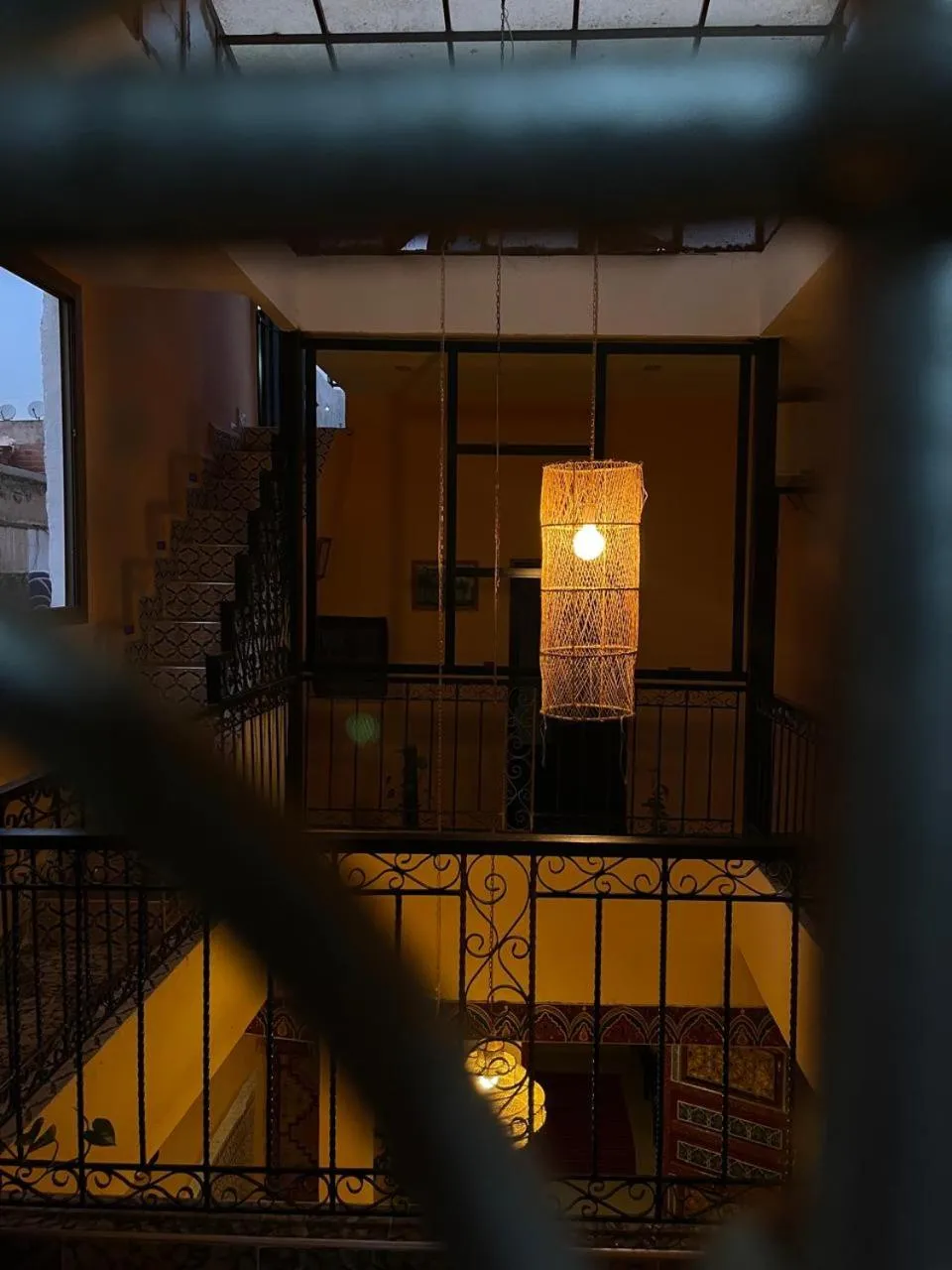 Patio in Downtown Hostel