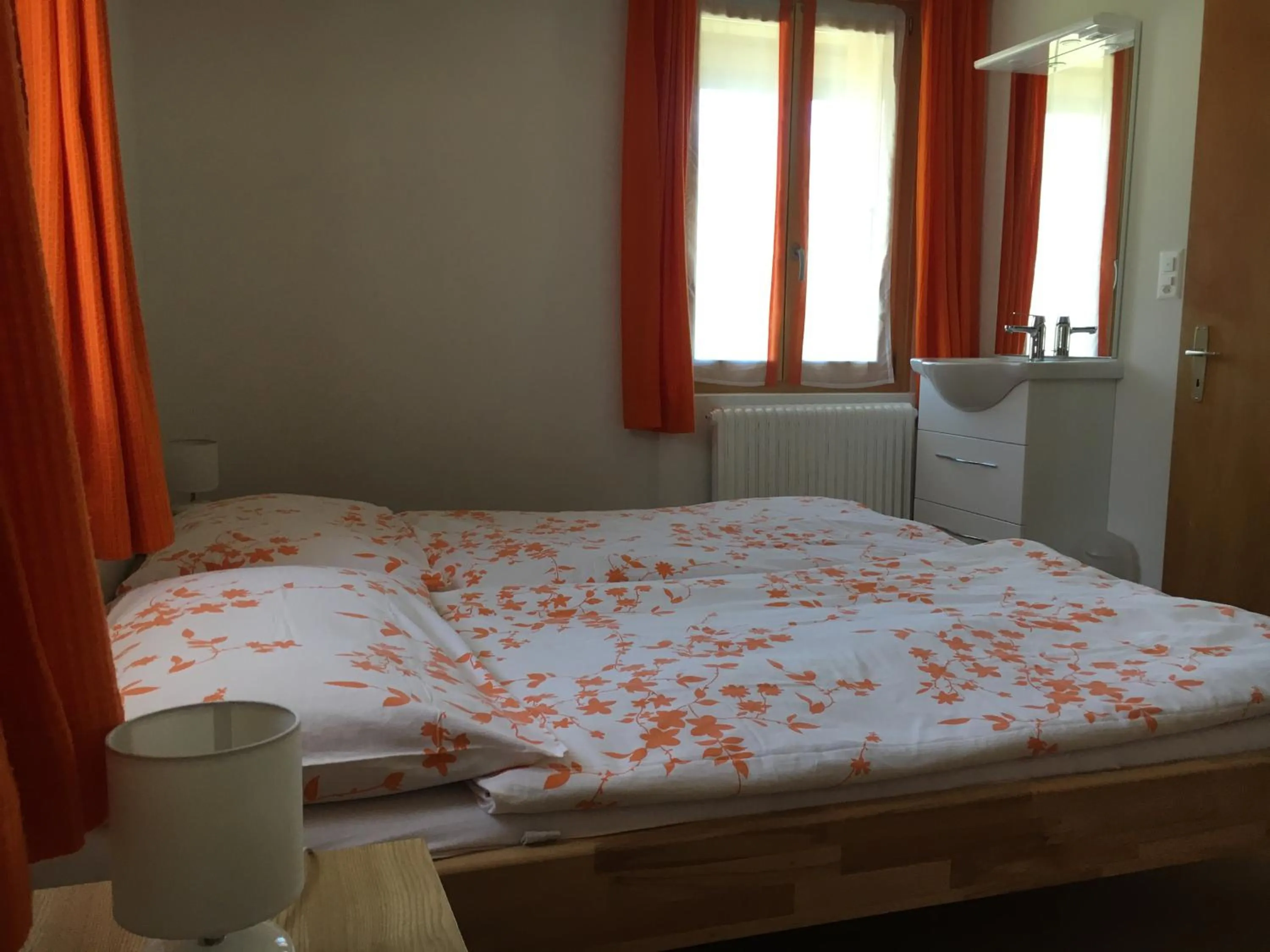 Bed in Hôtel du Gd-St-Bernard