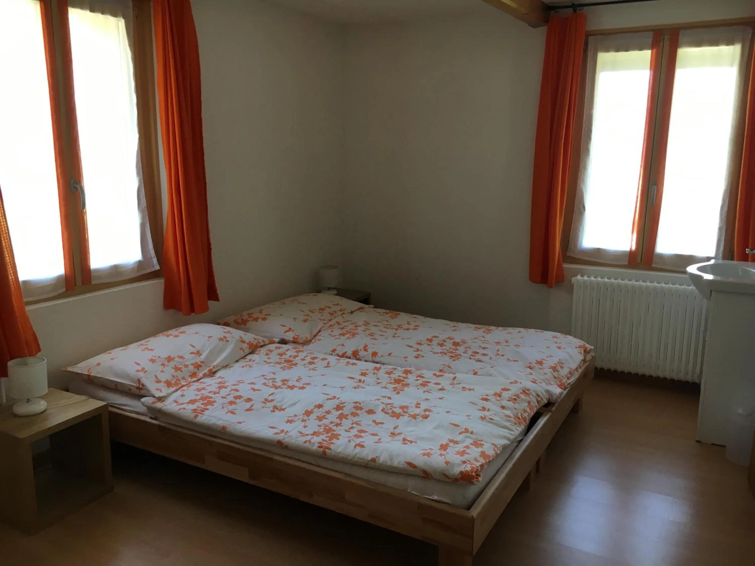 Bed in Hôtel du Gd-St-Bernard