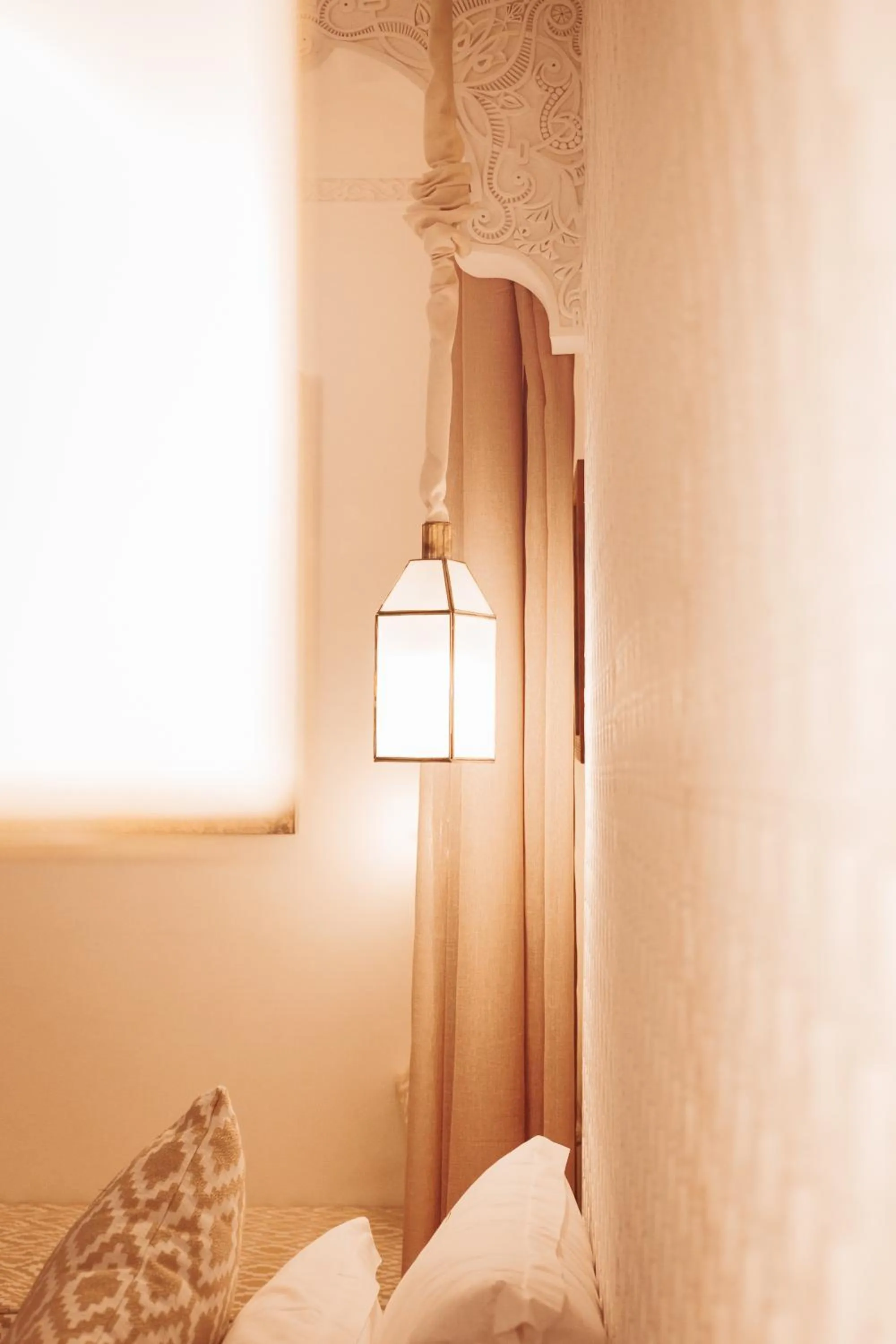 Decorative detail, Bed in Riad Andallaspa