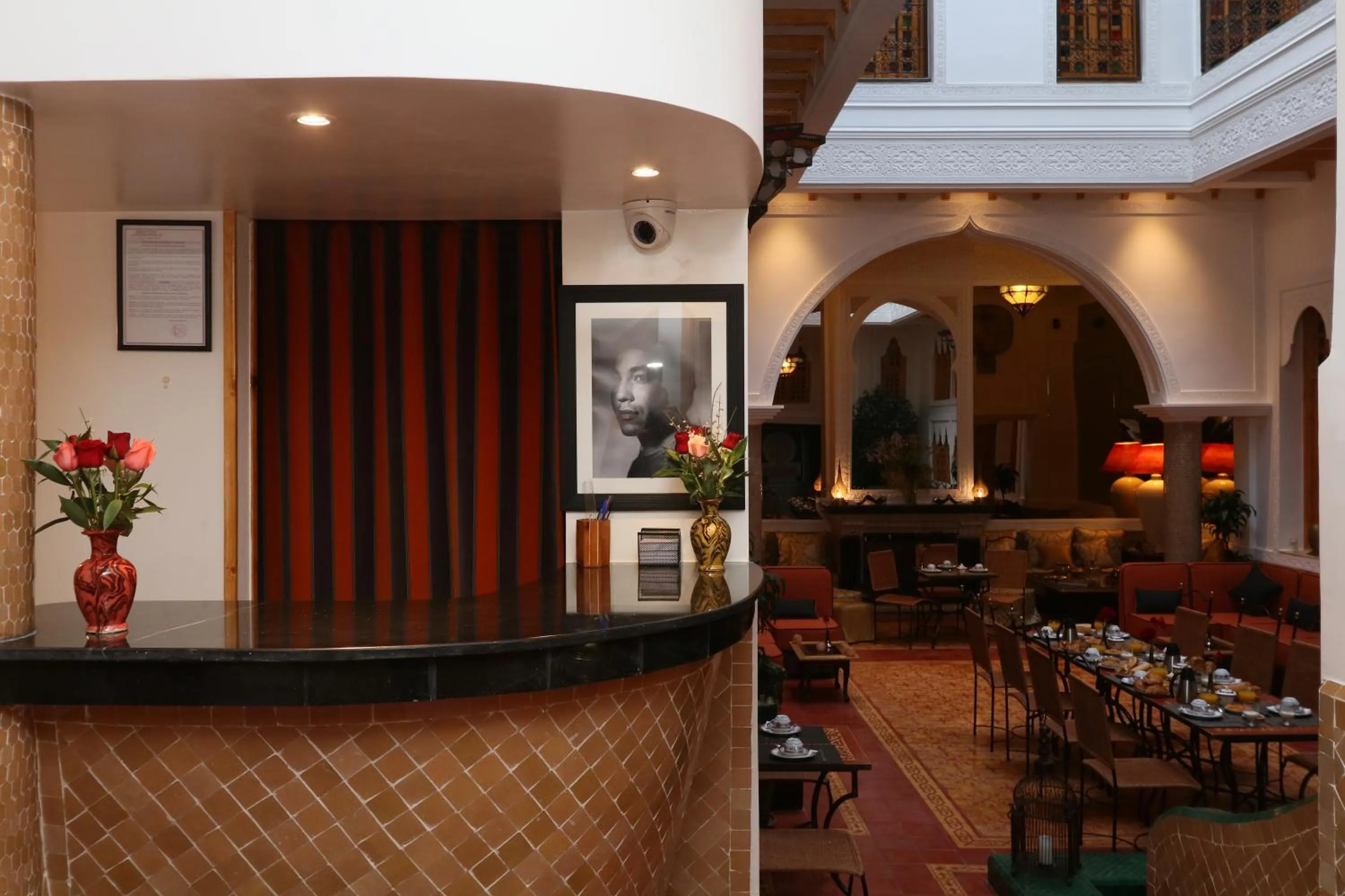 Patio in Riad Andallaspa