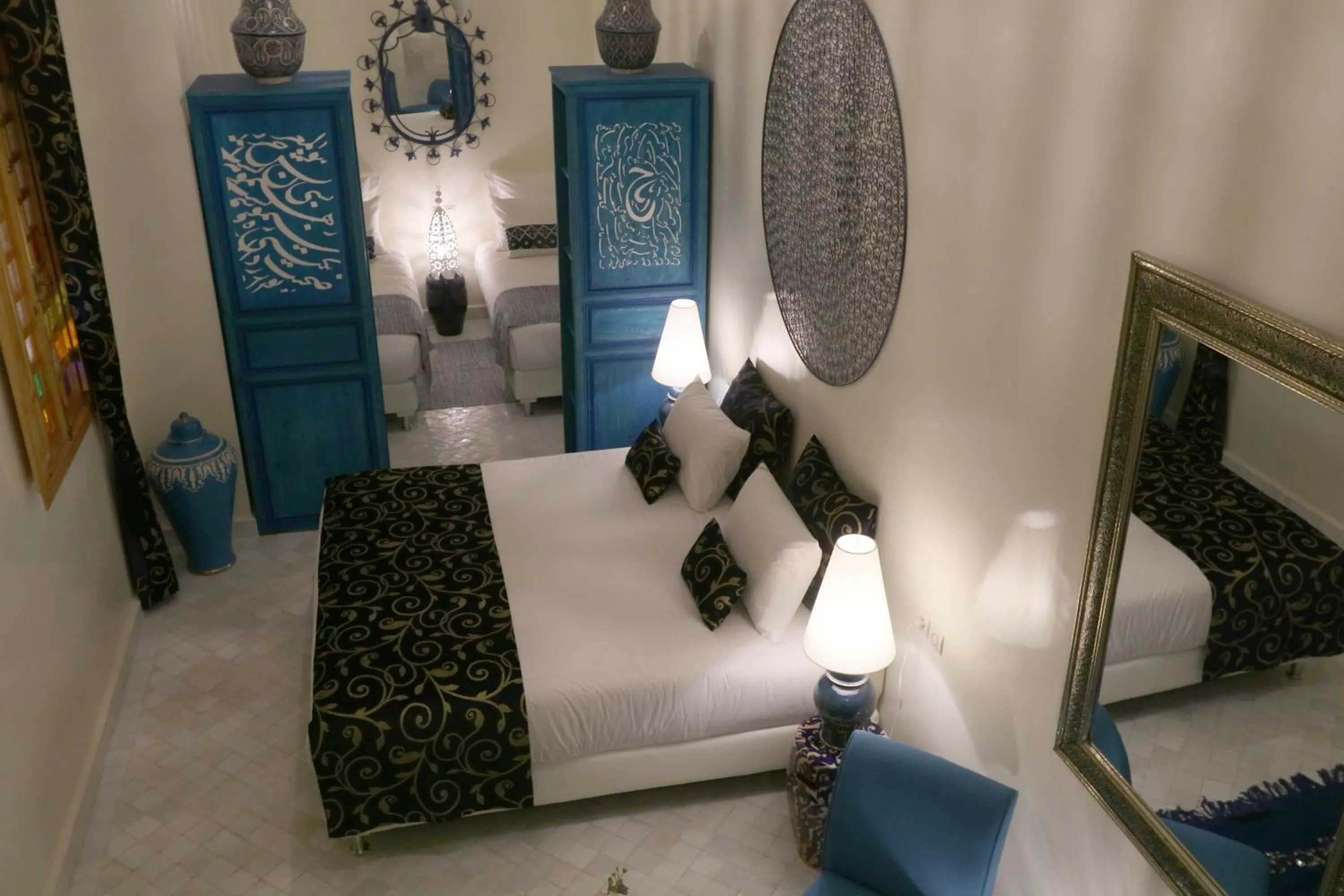 Photo of the whole room, Bed in Riad Andallaspa