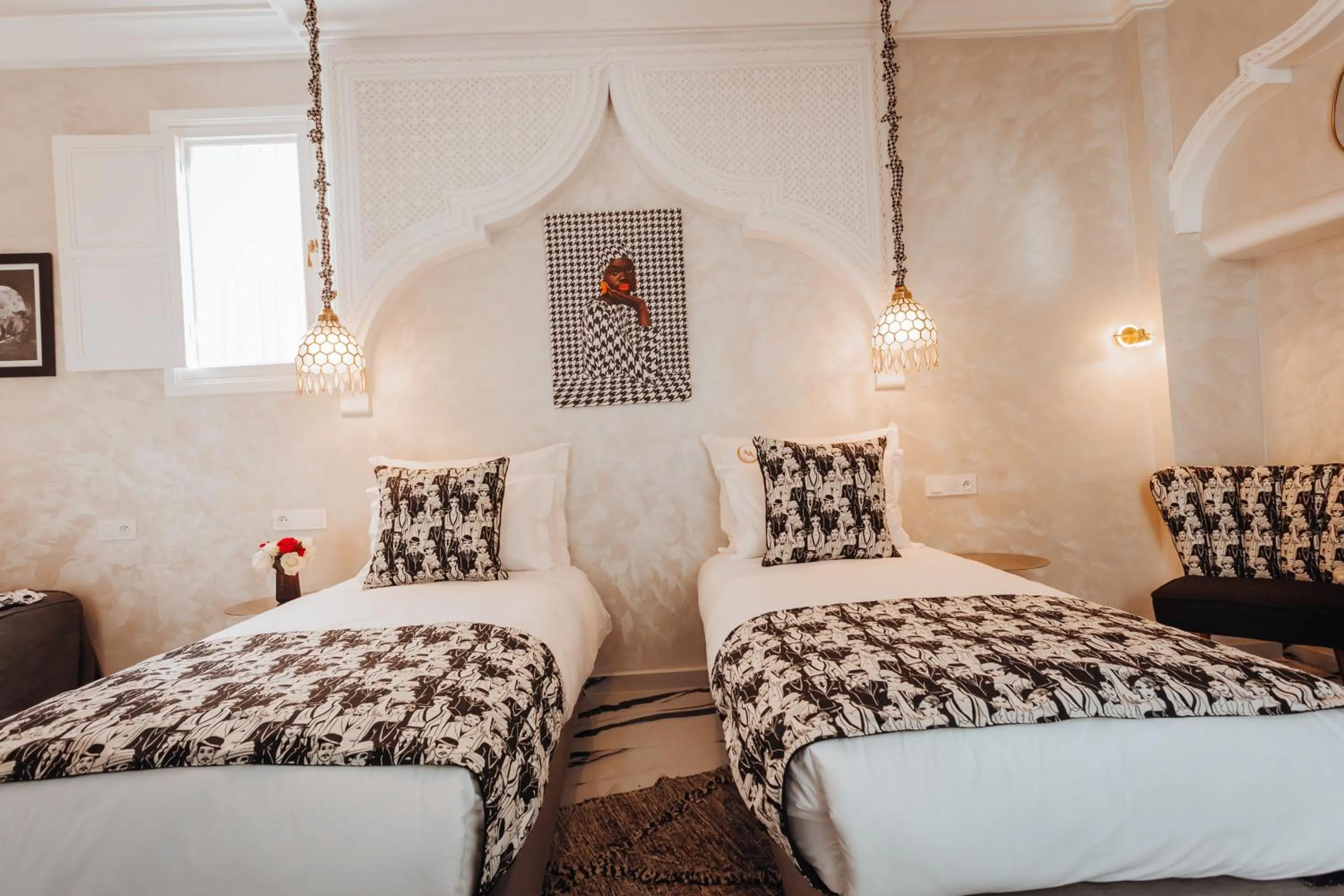 Bedroom, Bed in Riad Andallaspa