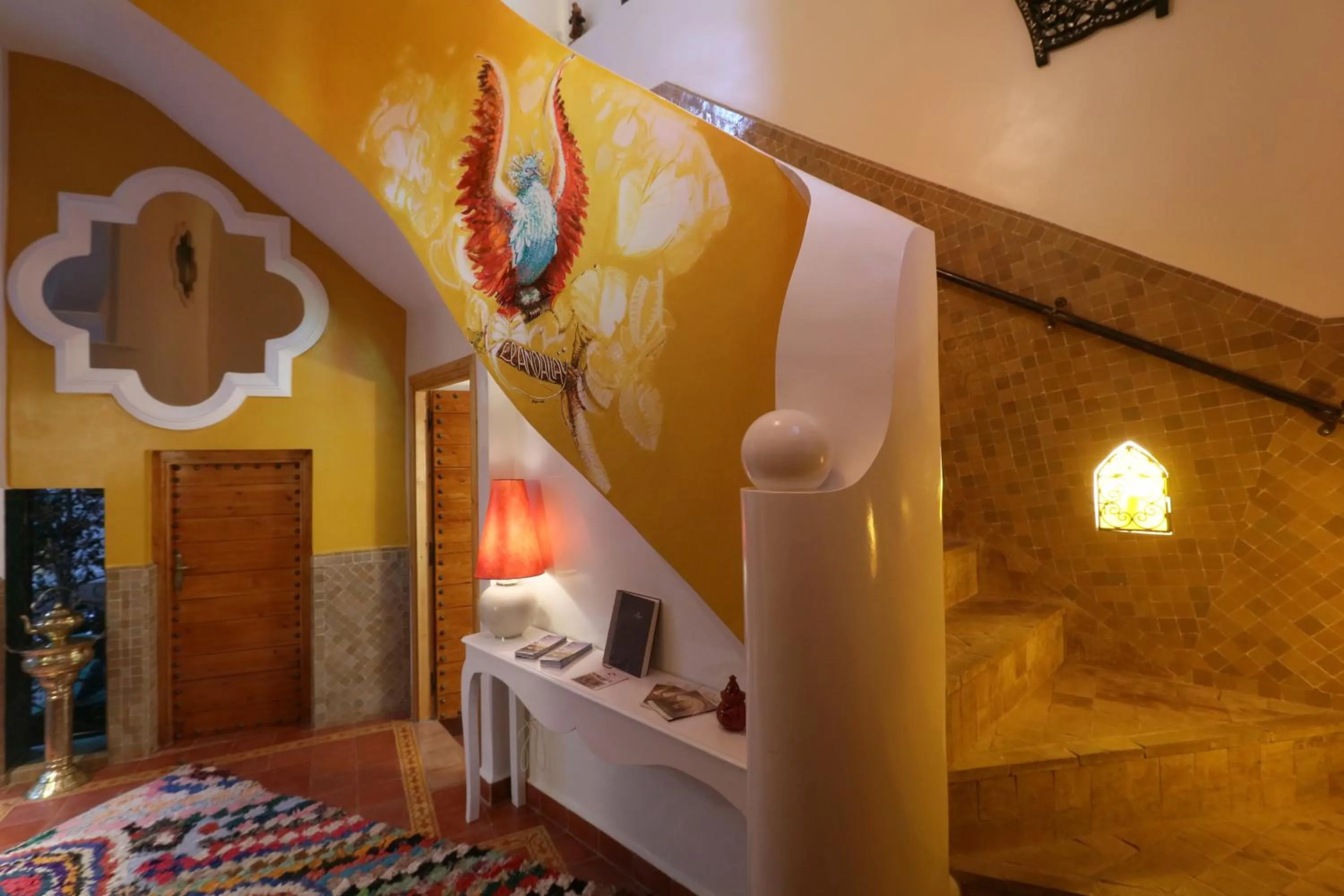 Lobby or reception, Bed in Riad Andallaspa