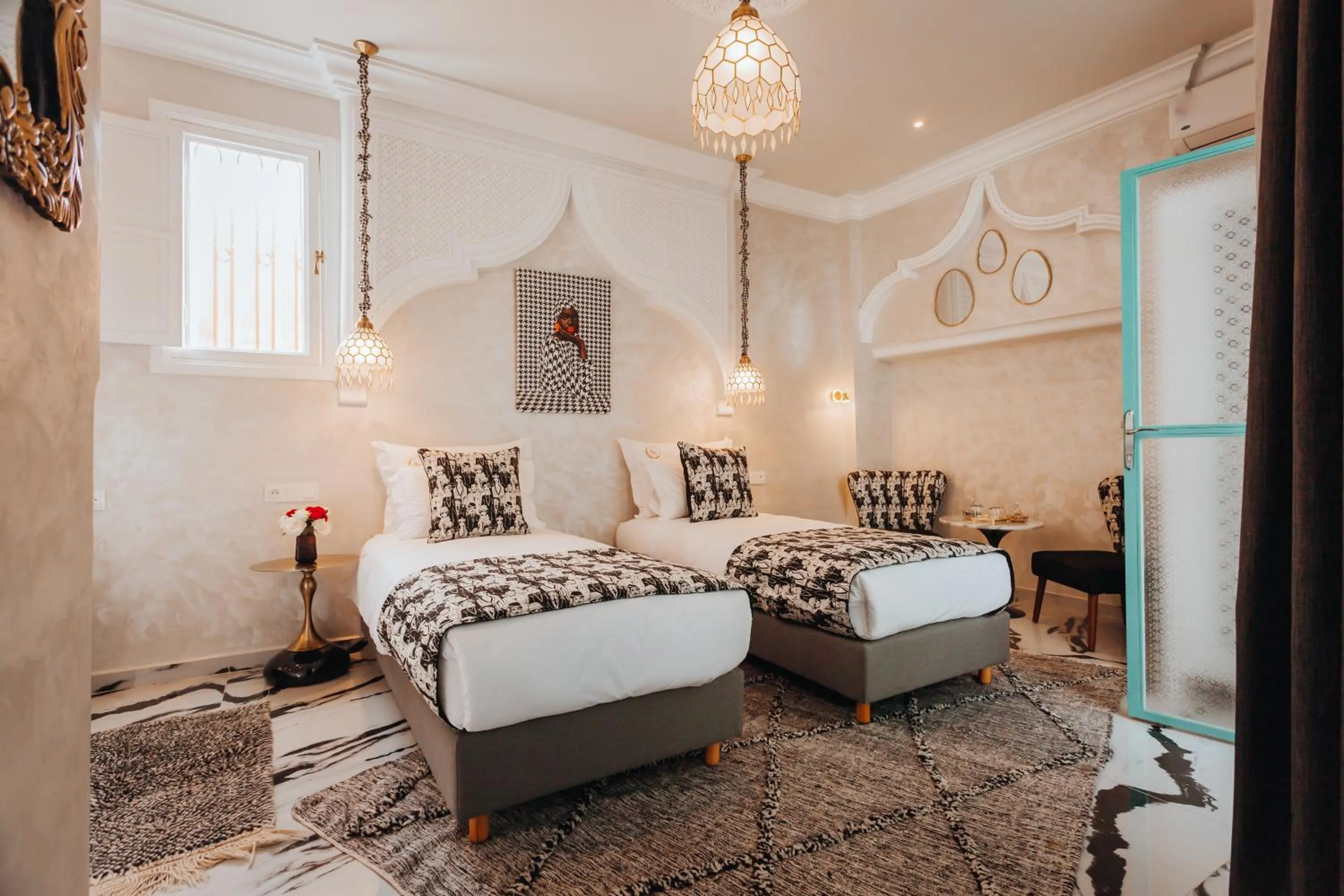 Photo of the whole room, Bed in Riad Andallaspa