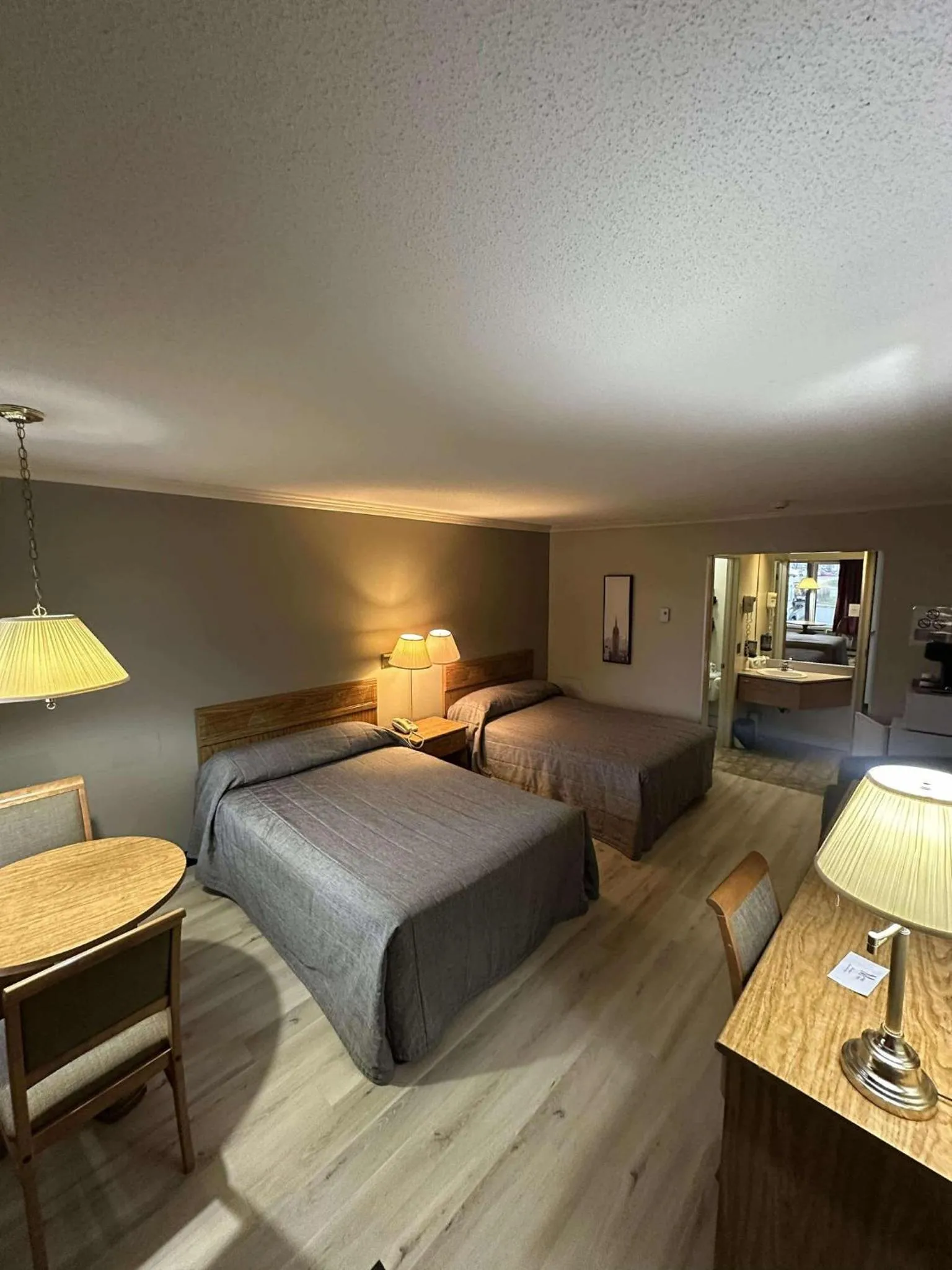 Bed in Hôtel Motel Le Voyageur