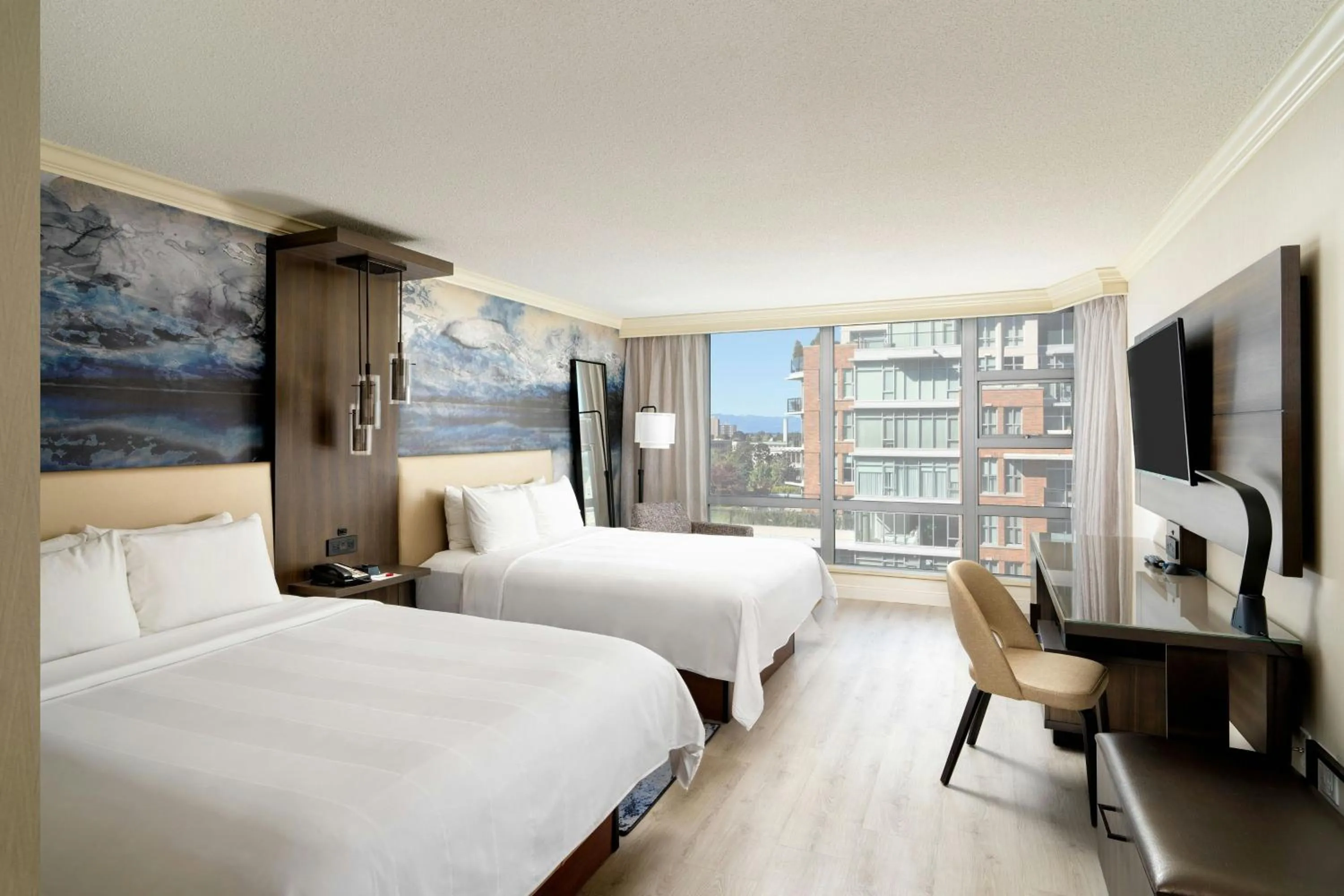 Bedroom, Bed in Victoria Marriott Inner Harbour