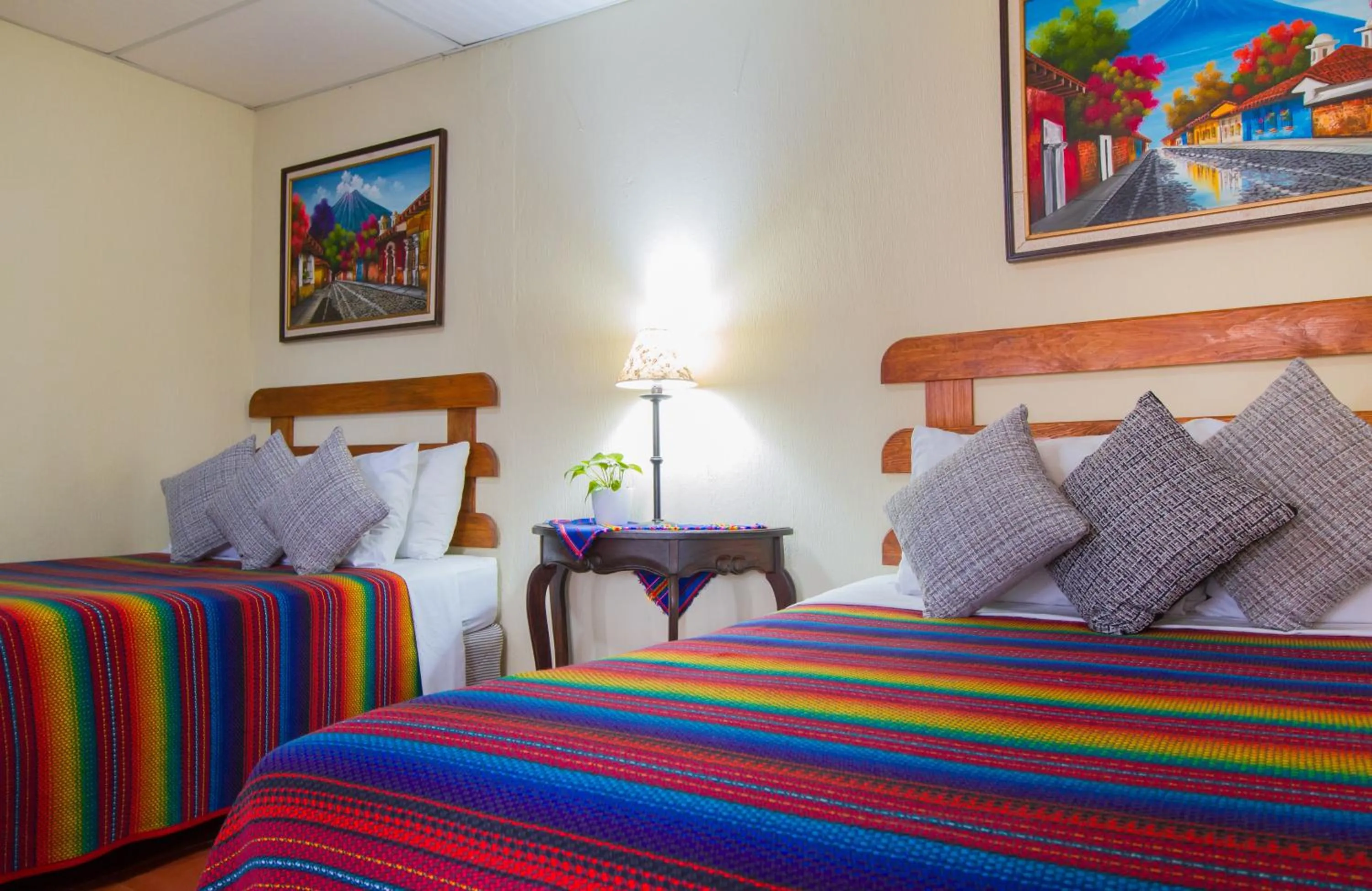 Bed in Posada Doña Luisa