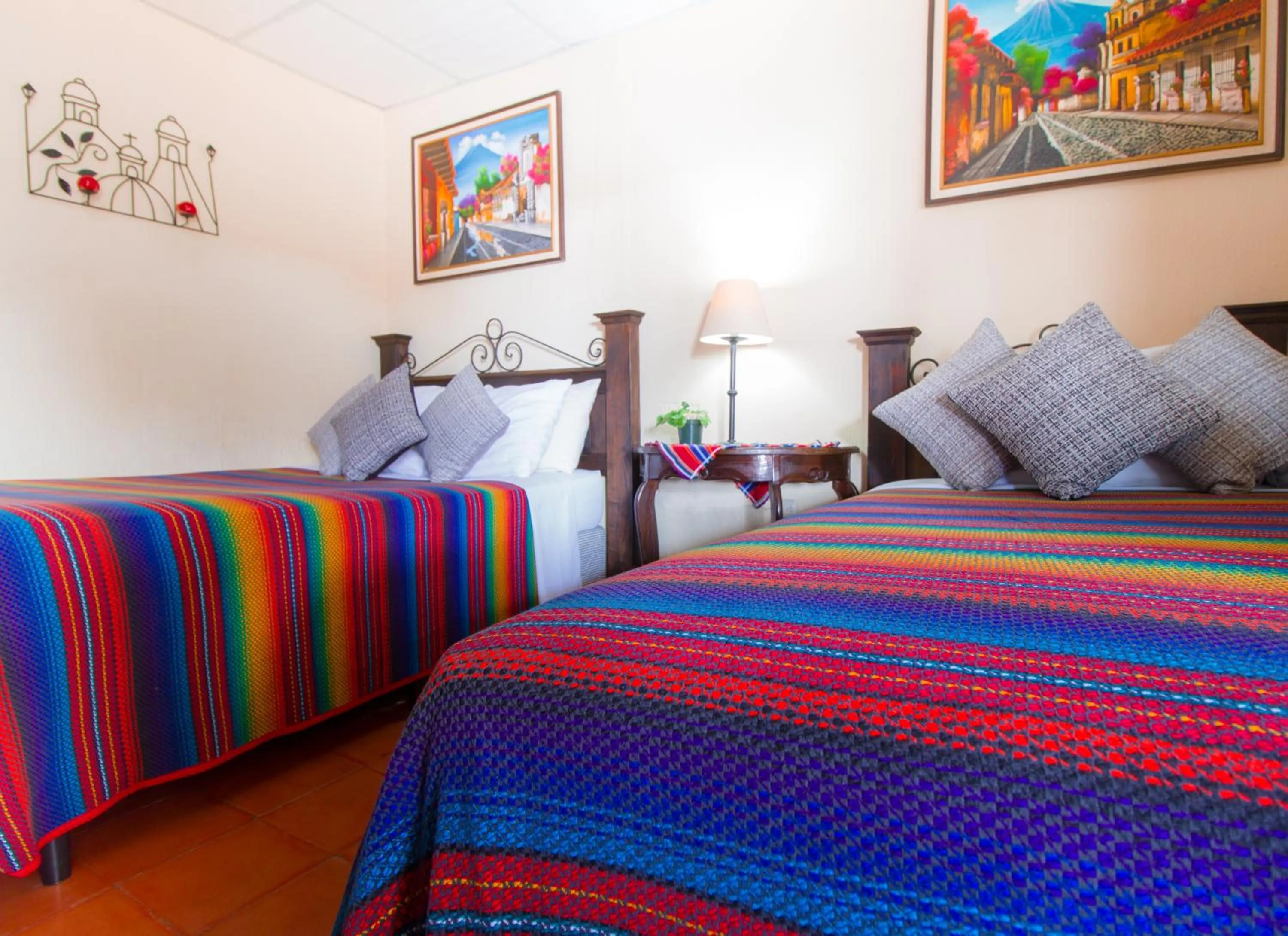 Bed in Posada Doña Luisa