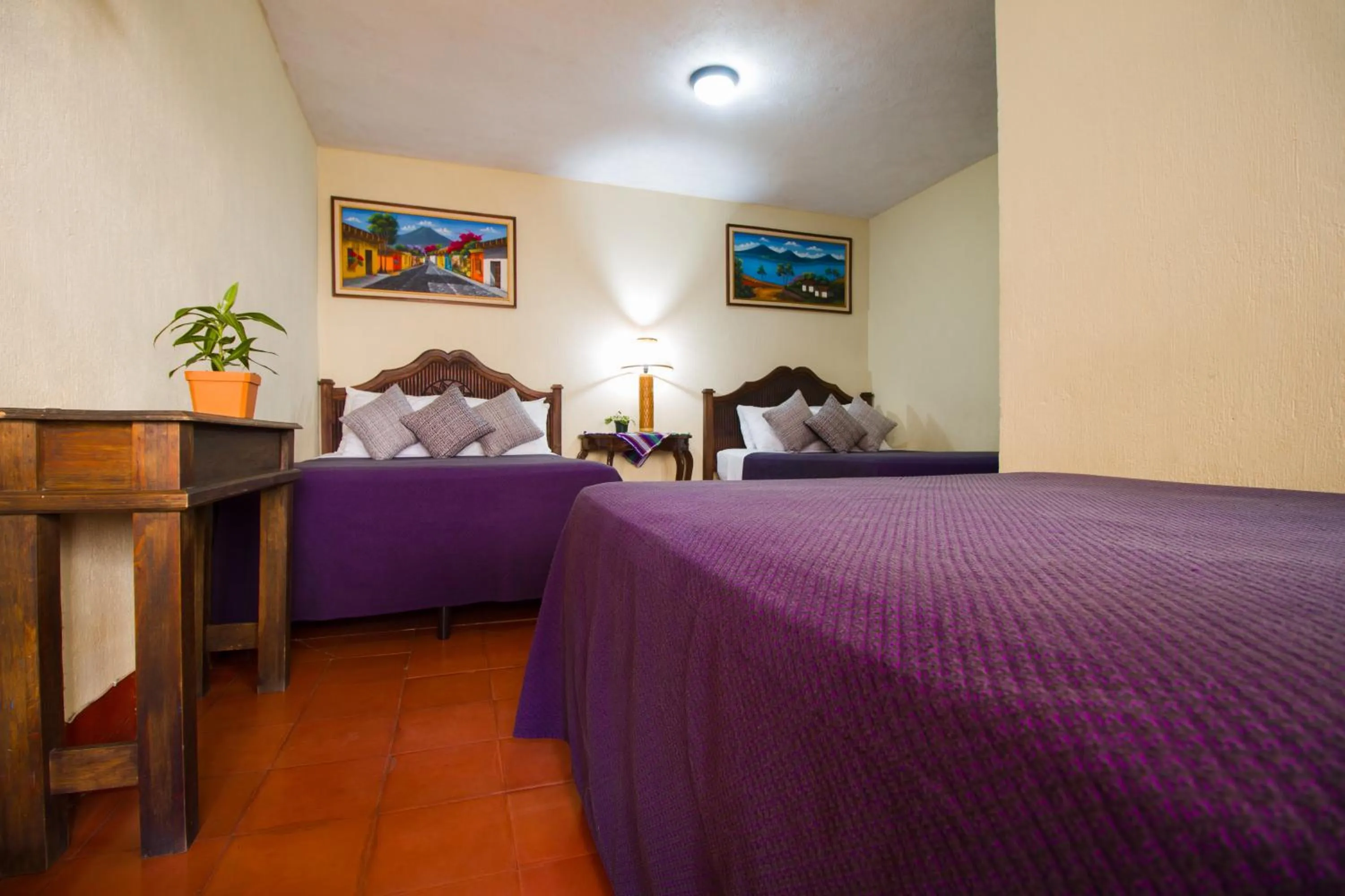 Bed in Posada Doña Luisa