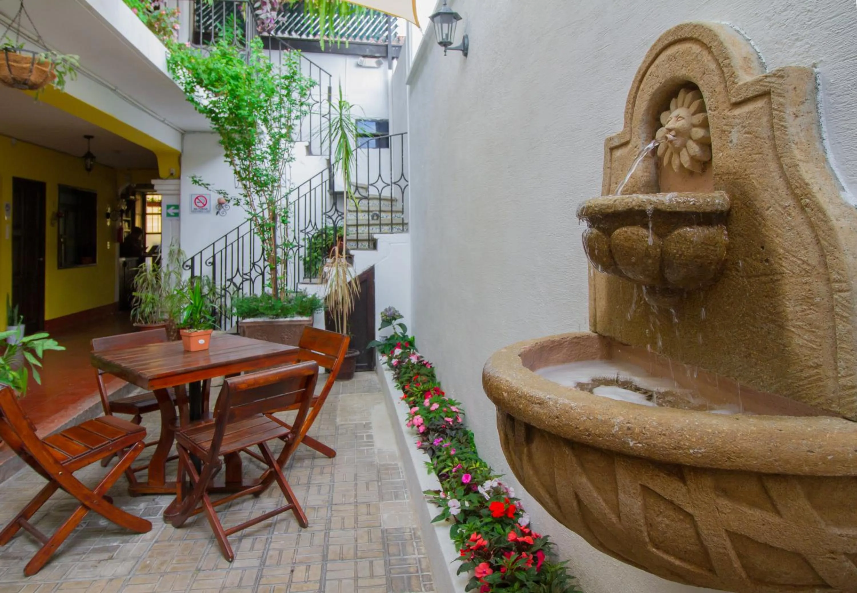 Garden in Posada Doña Luisa