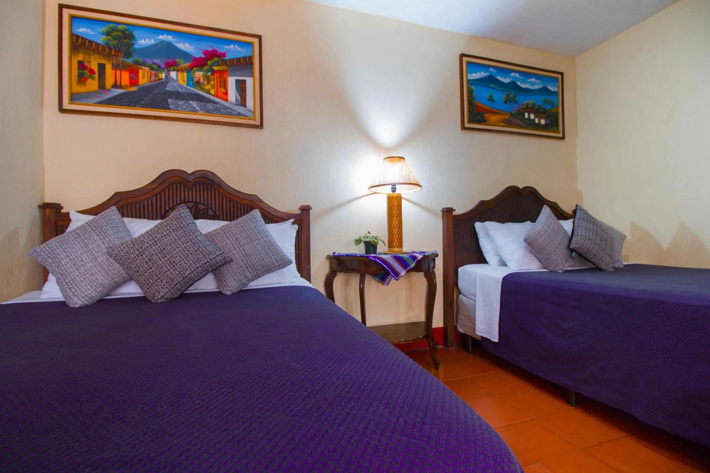 Bed in Posada Doña Luisa