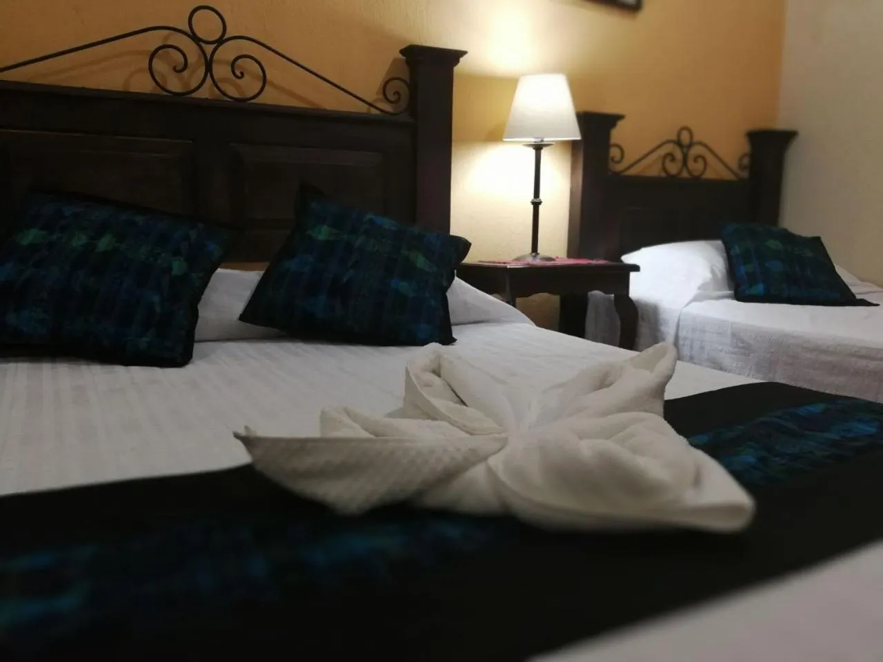 Bed in Posada Doña Luisa