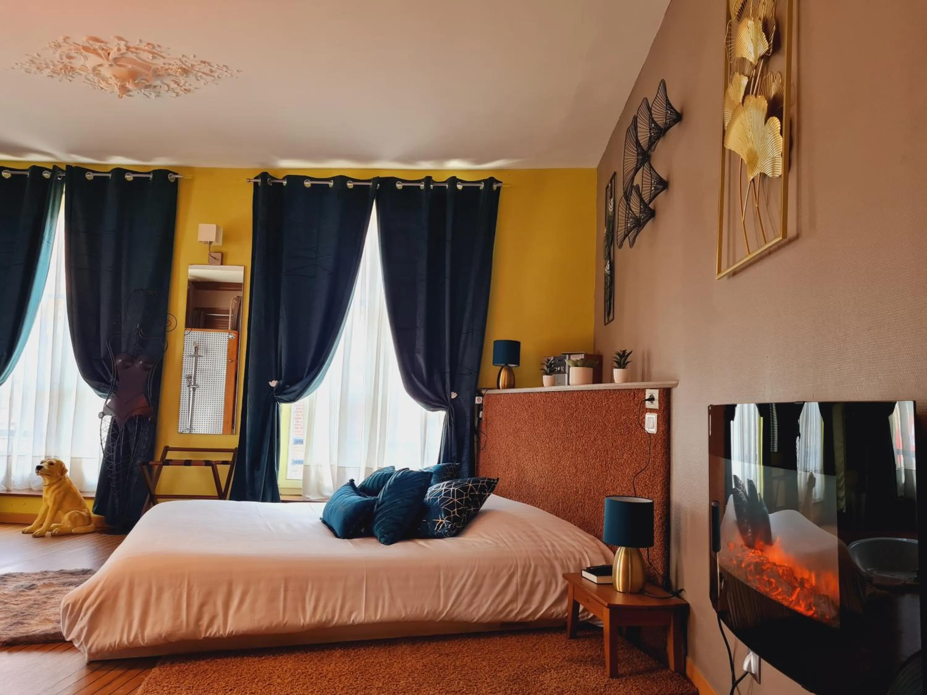 Bathroom, Bed in Châtellerie De Schoebeque