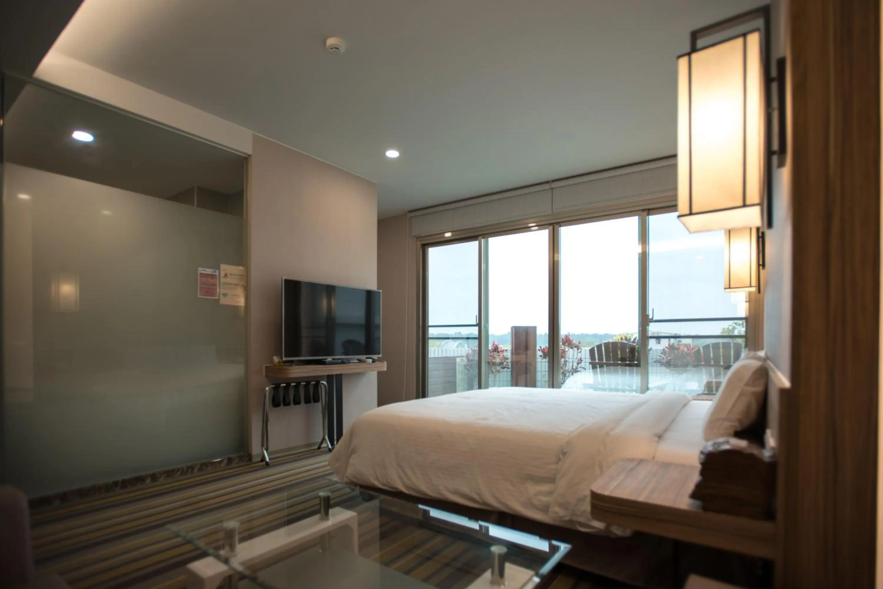 Communal lounge/ TV room in Tainan Julie's Garden 峰情文旅