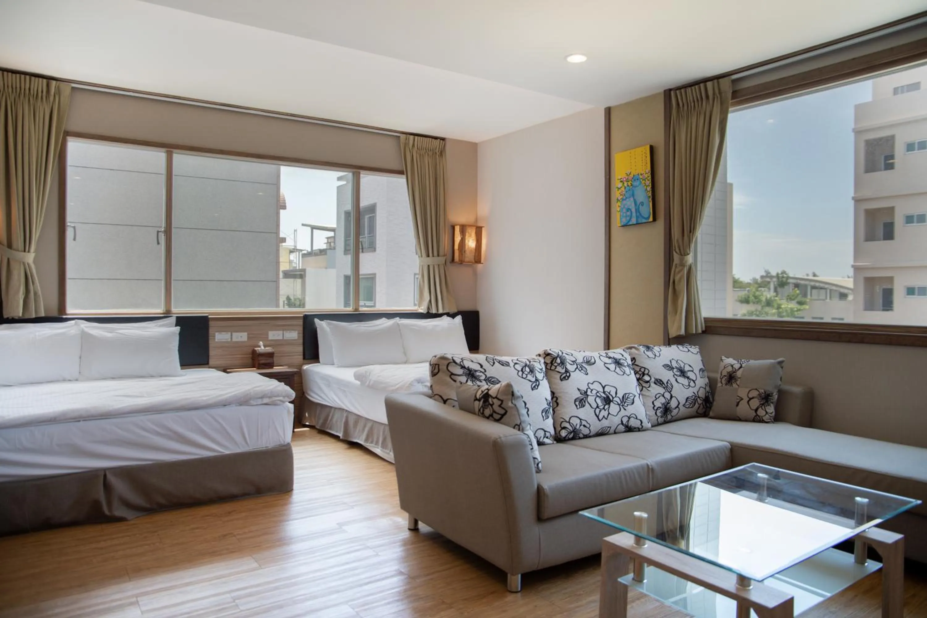 Bed in Tainan Julie's Garden 峰情文旅