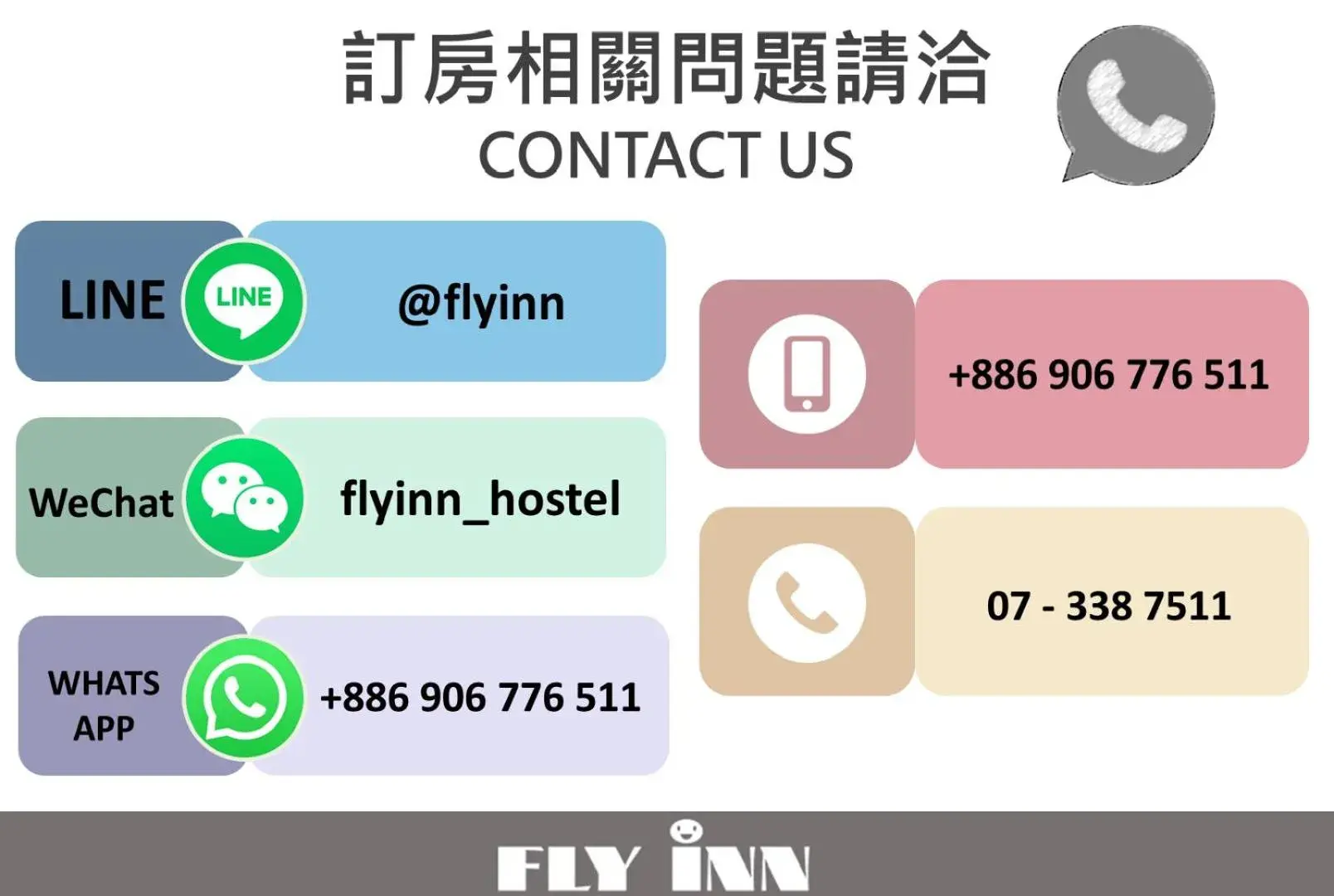 Text overlay, Floor Plan in Flyinn Hostel