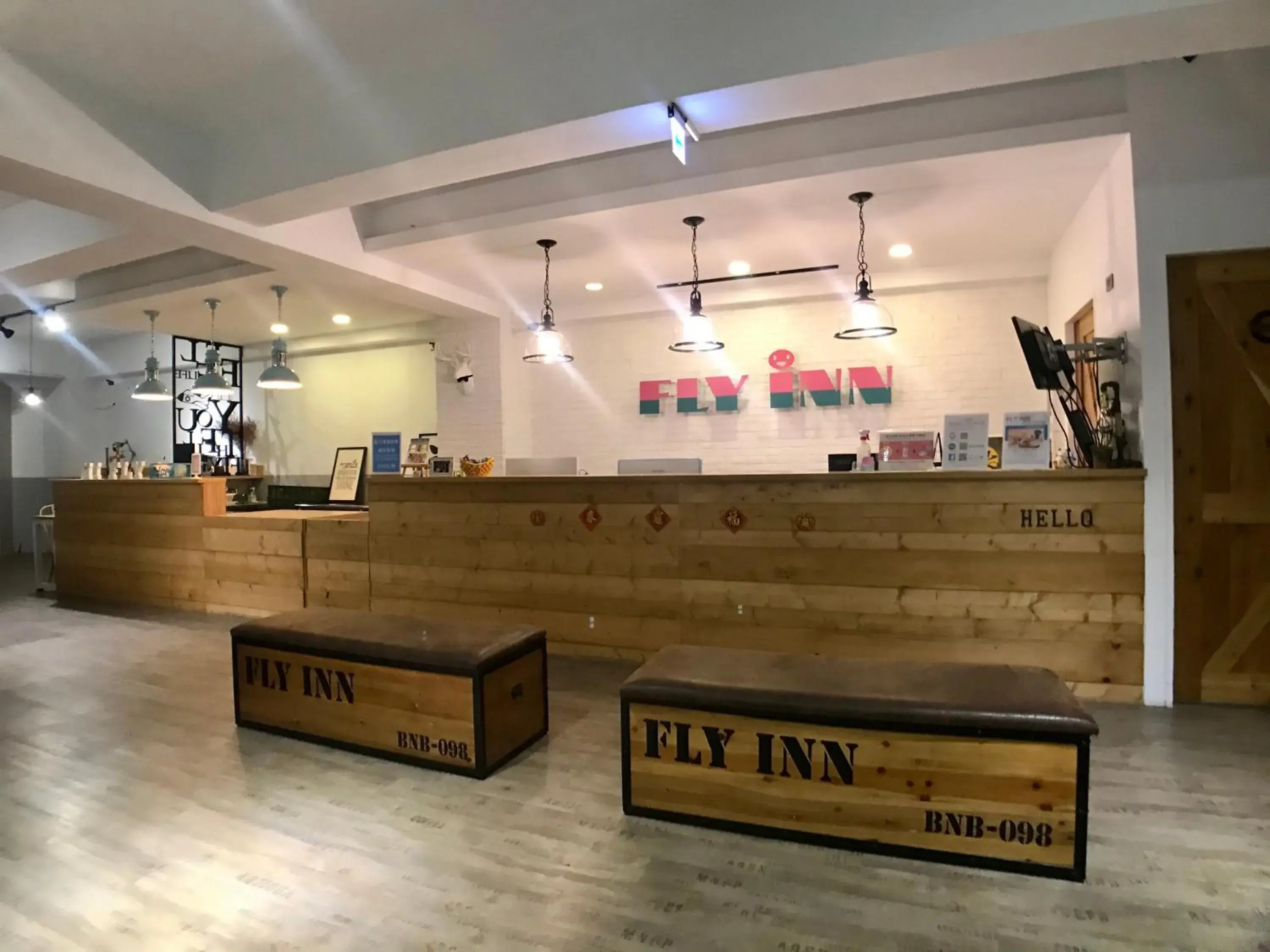 Lobby or reception, Lobby/Reception in Flyinn Hostel