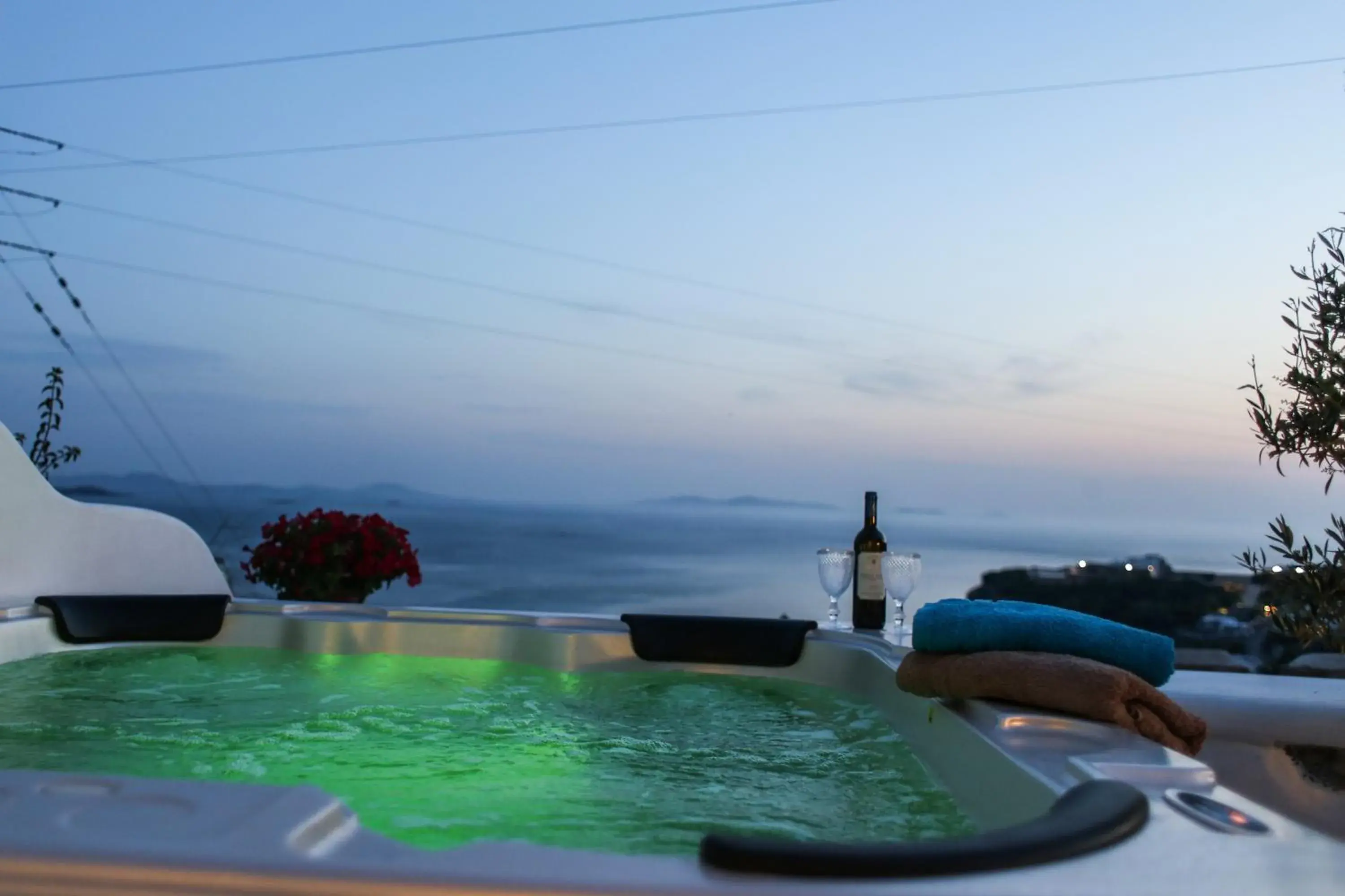 Newly Designed Suite with Outdoor Hot Tub in Villa Elina suites and more Newly Designed Suite with Outdoor Hot Tub in Villa Elina suites and more