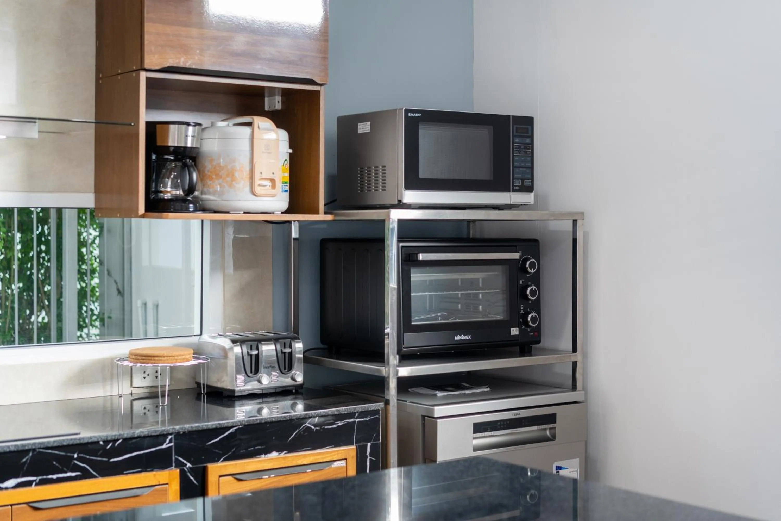 Communal kitchen in Phuket La Siesta Pool Villas & Pool Access Rooms