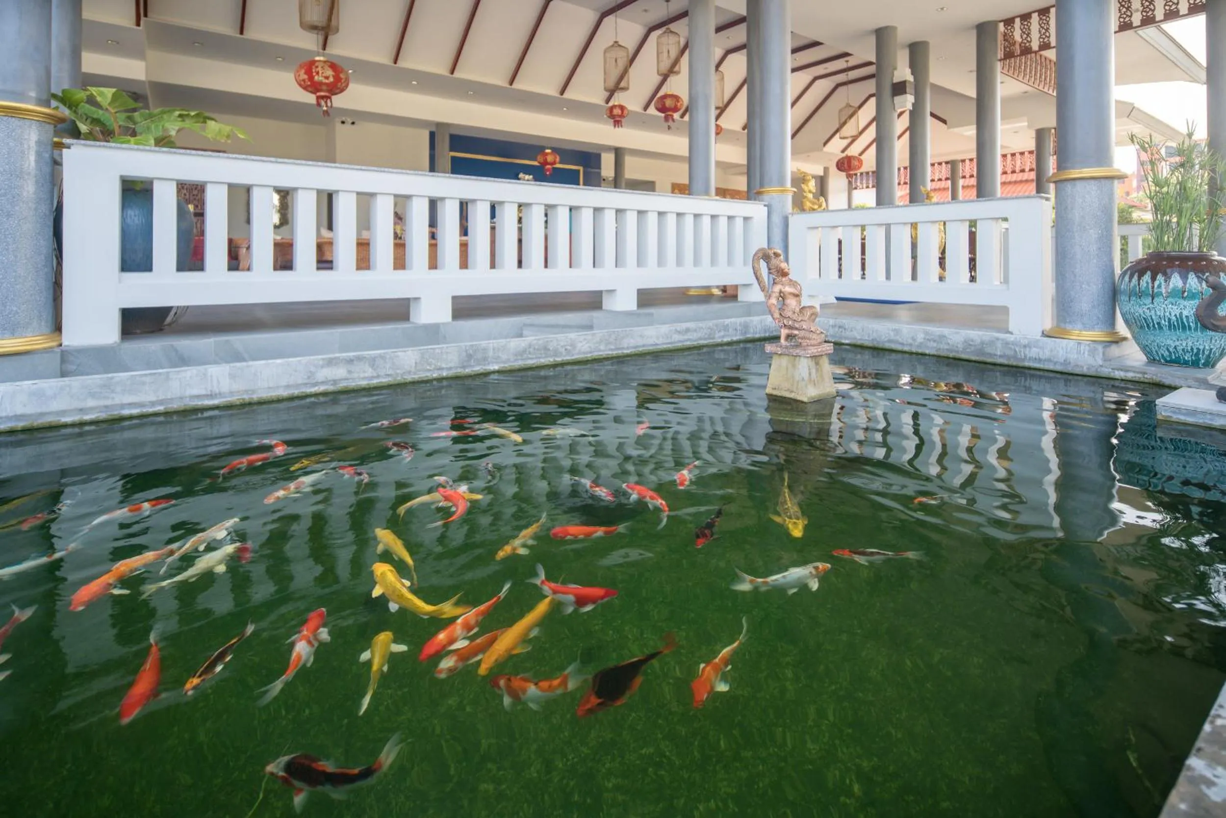 Decorative detail in The Orchid Villa