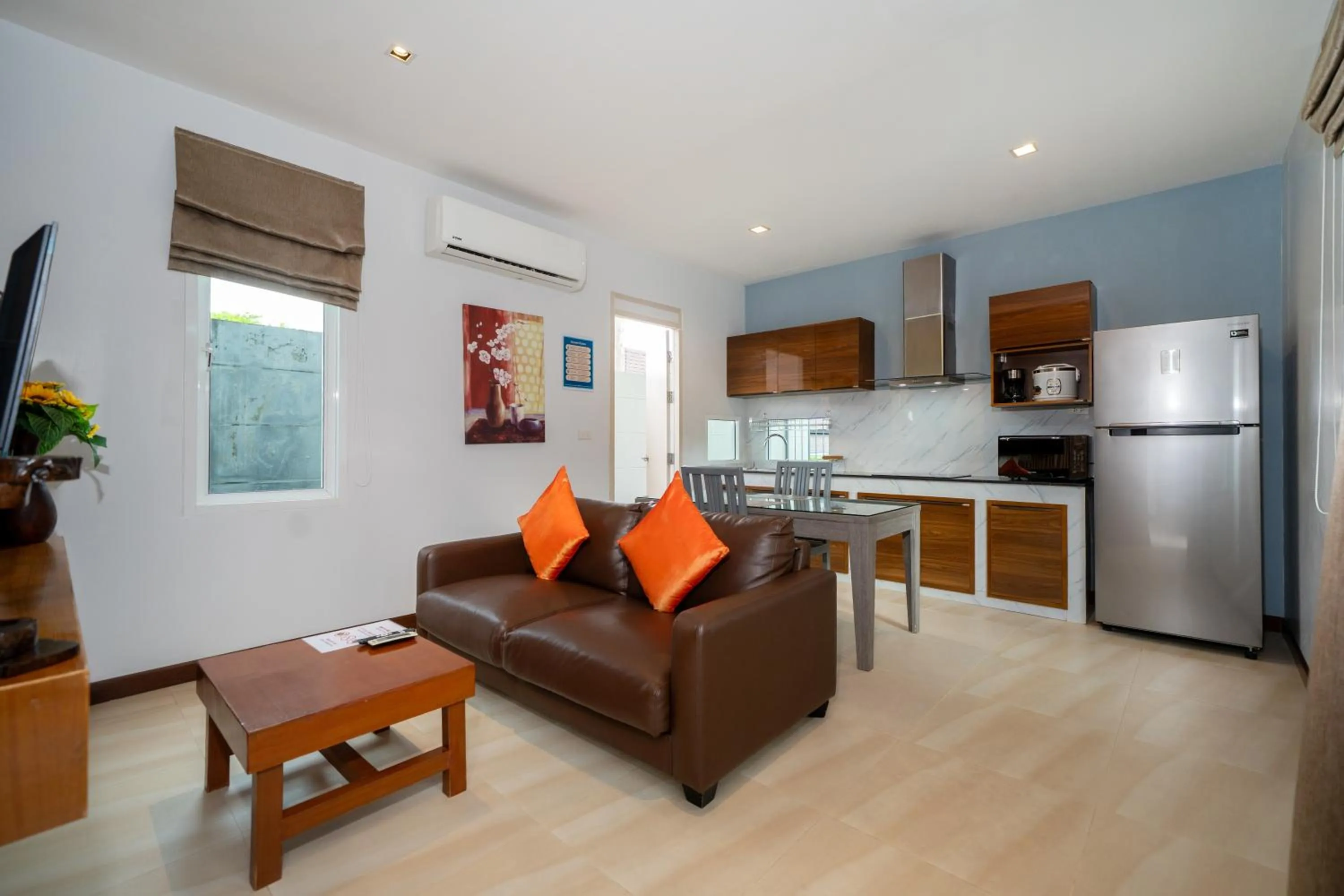 Kitchen or kitchenette in Phuket La Siesta Pool Villas & Pool Access Rooms