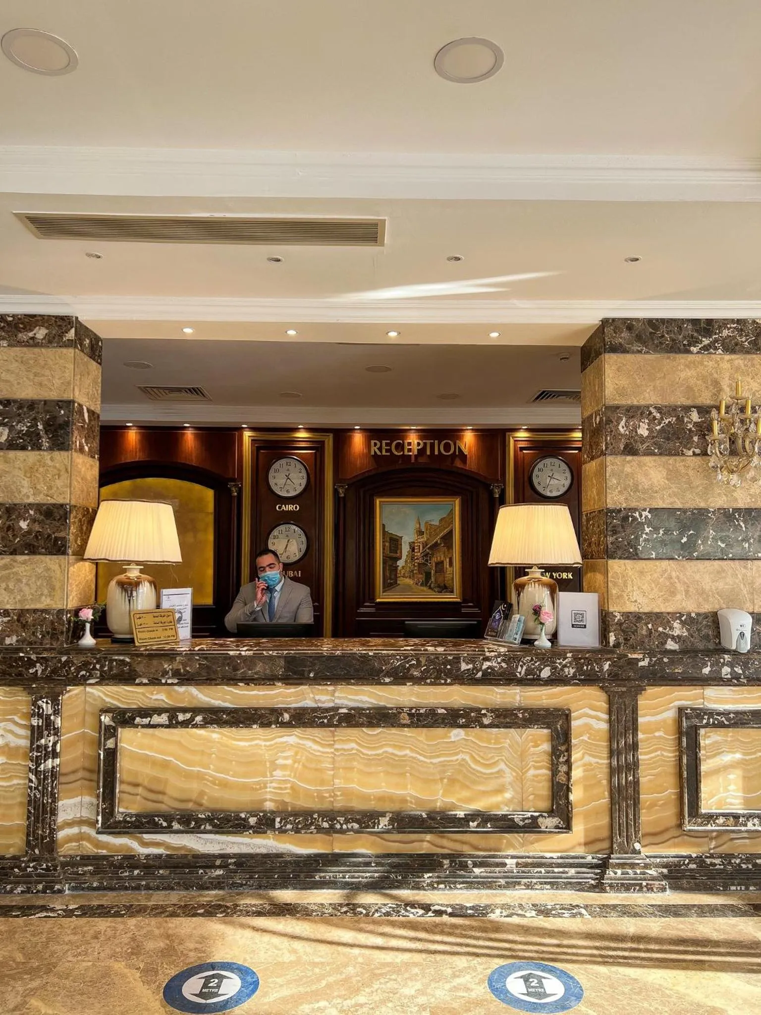 Lobby or reception in The Guard Hotel