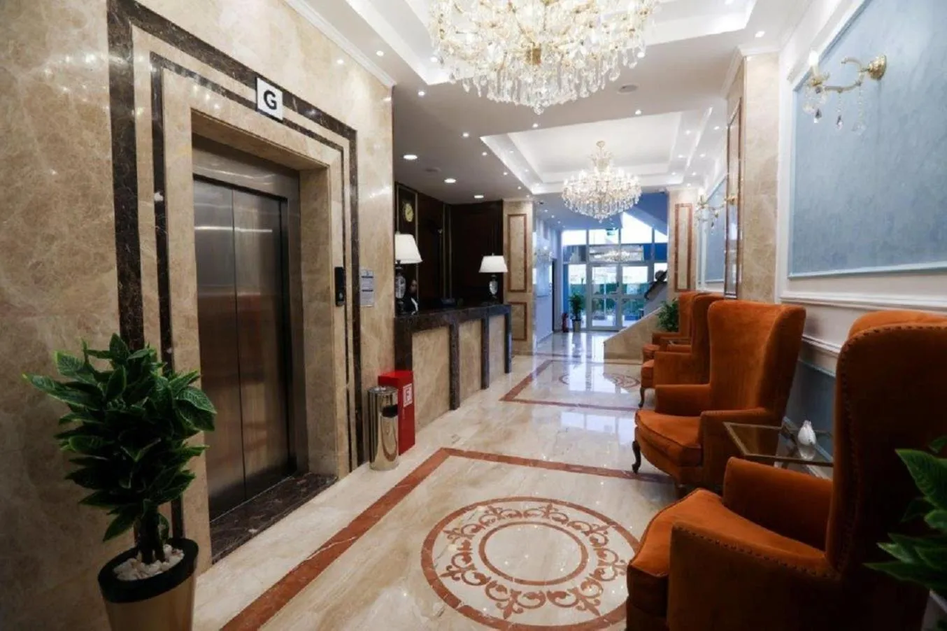 Lobby or reception in The Guard Hotel