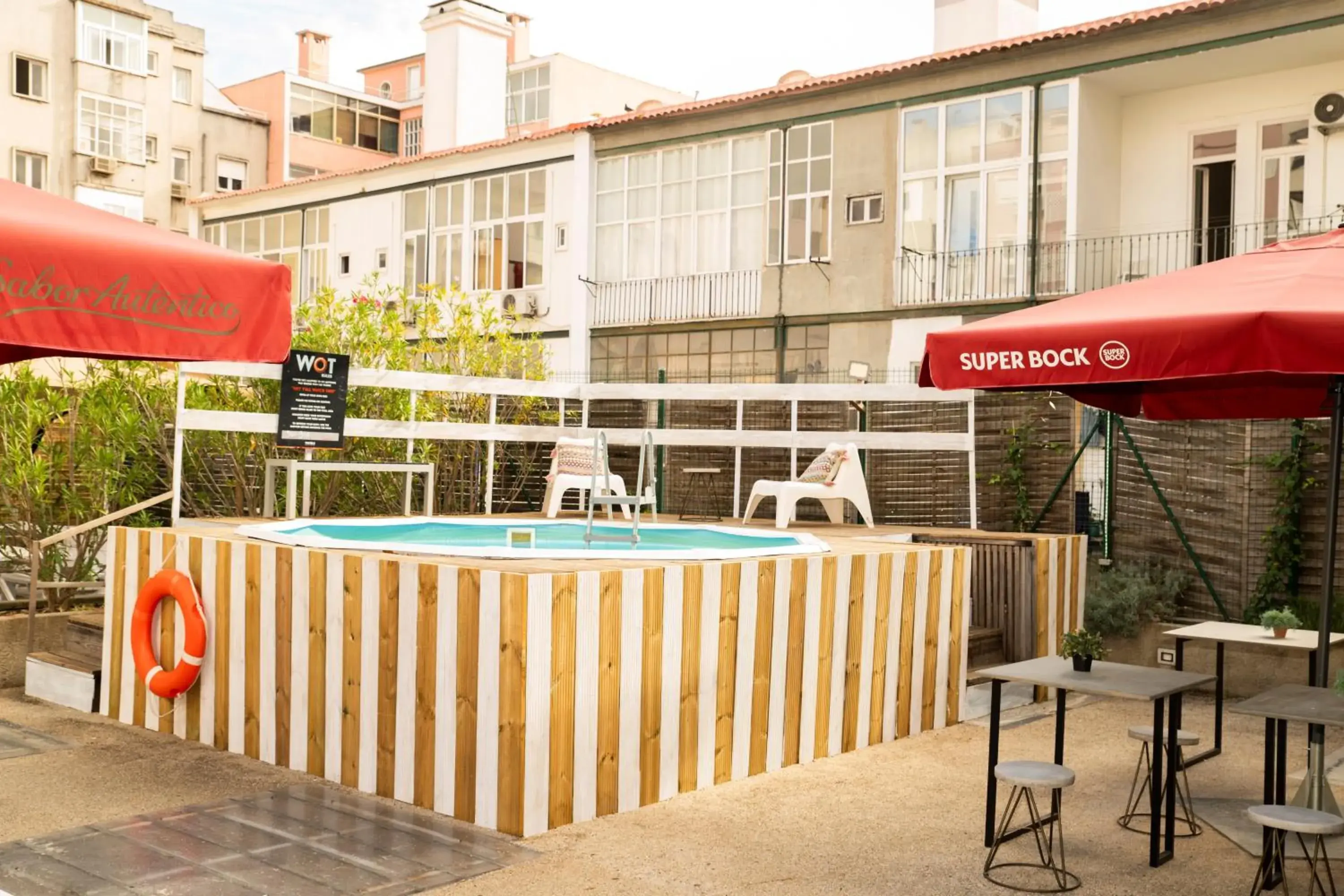 Swimming pool in WOT Patio Social Swimming pool in WOT Patio Social