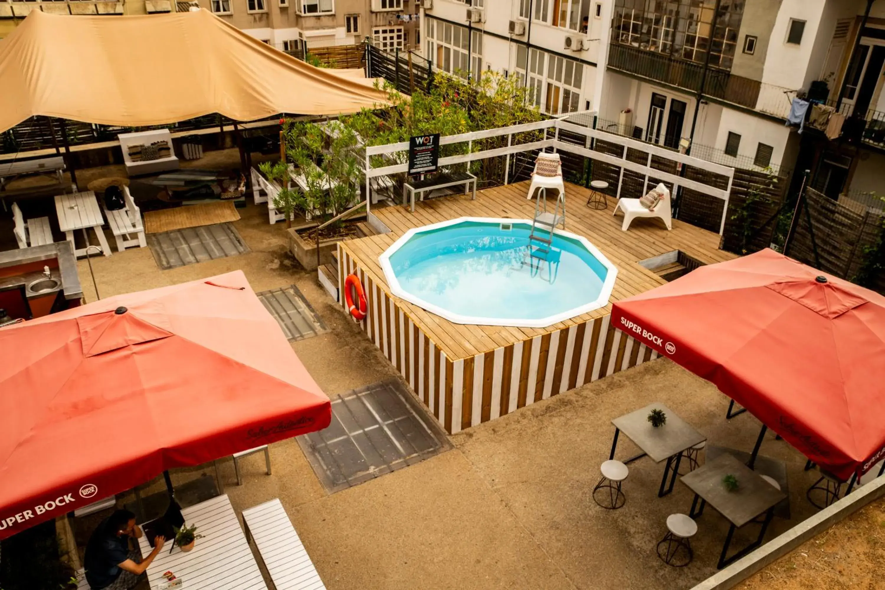 Swimming pool in WOT Patio Social Swimming pool in WOT Patio Social