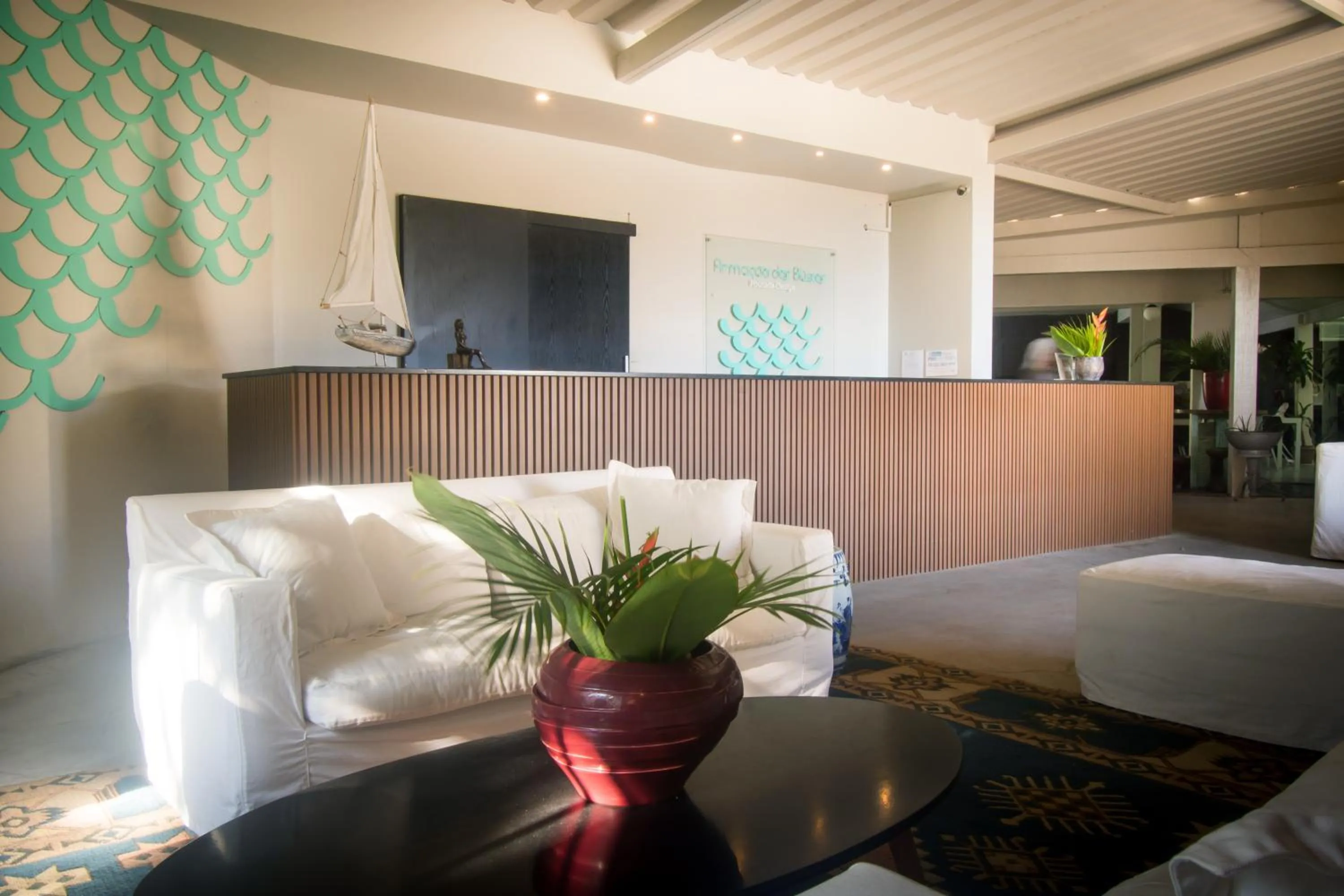 Lobby or reception in Armação dos Búzios Pousada Design