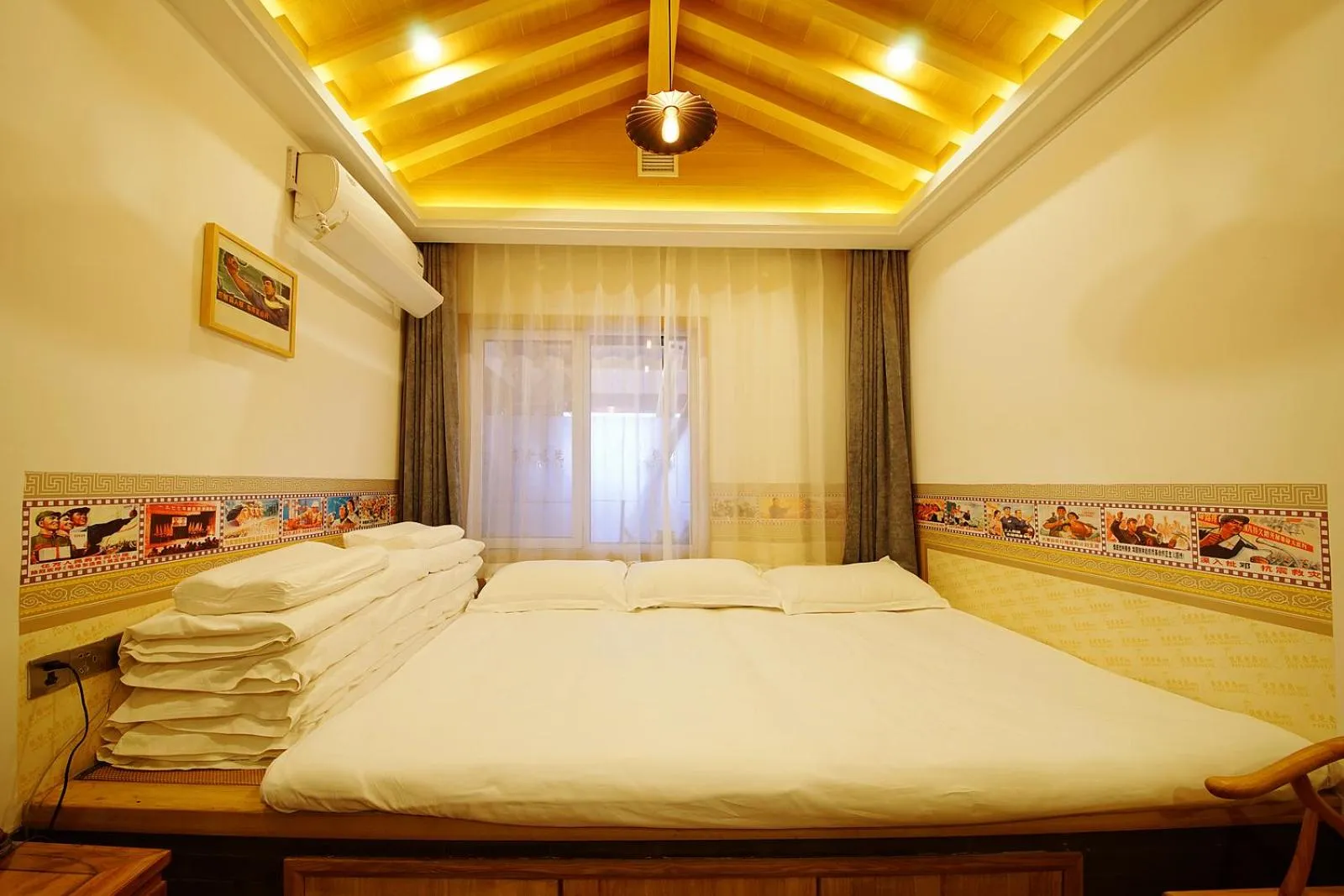 Bed in Pipa Hotel Datong