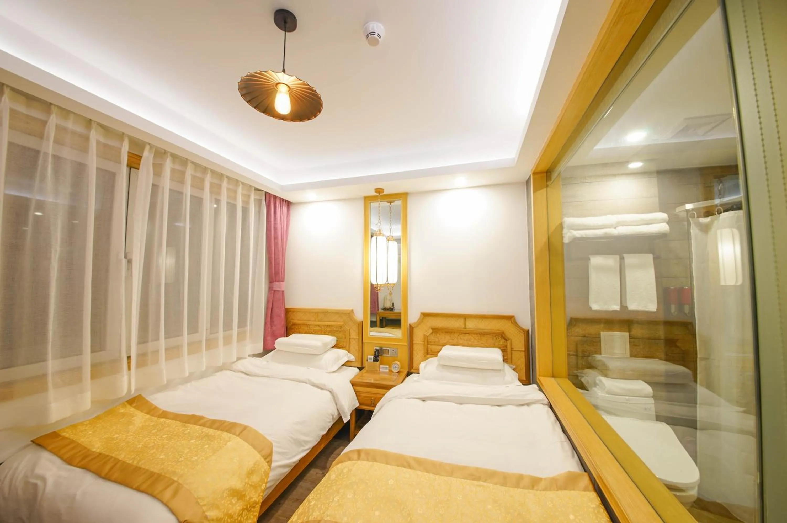 Bed in Pipa Hotel Datong